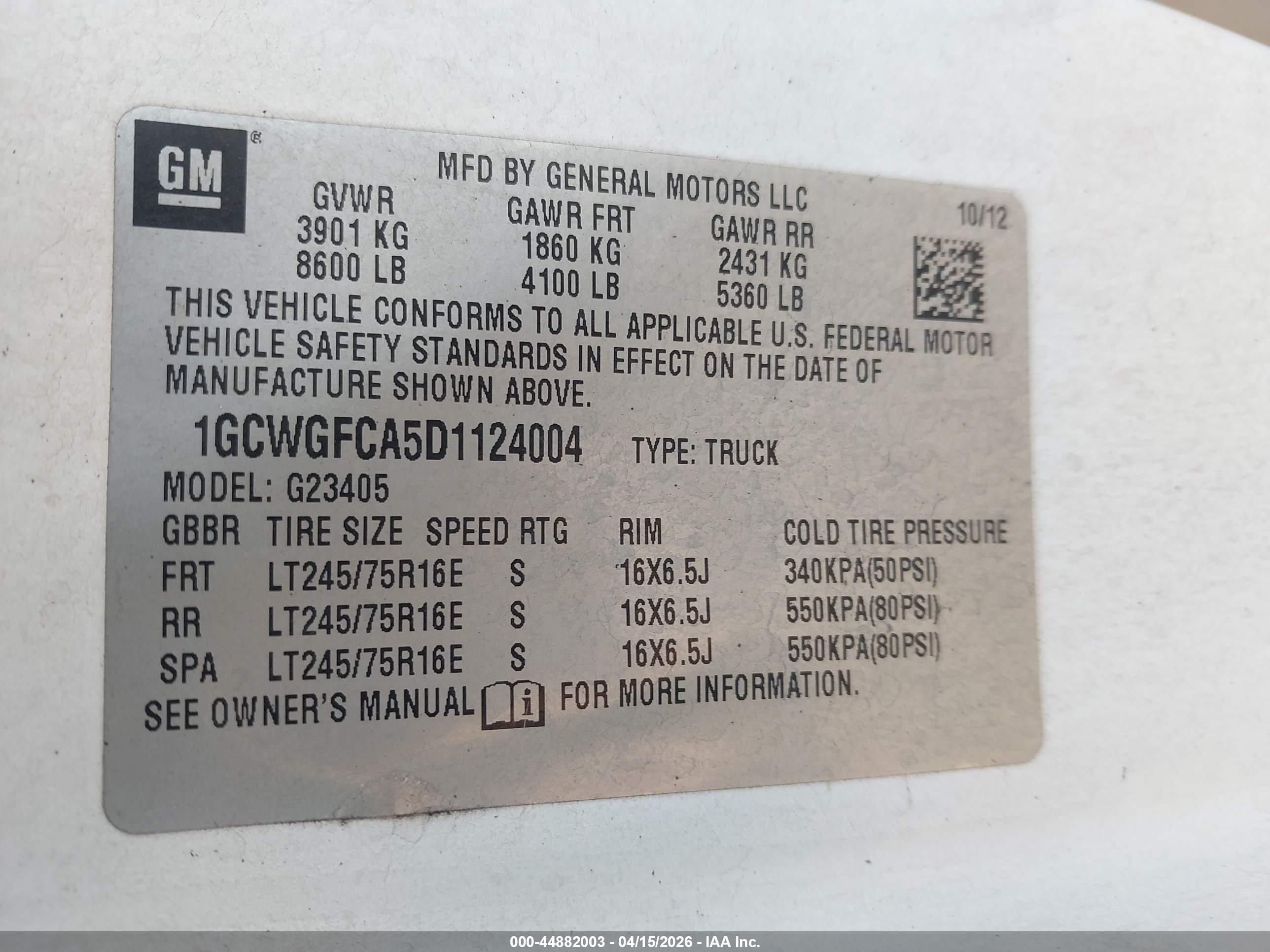 CHEVROLET EXPRESS image 9