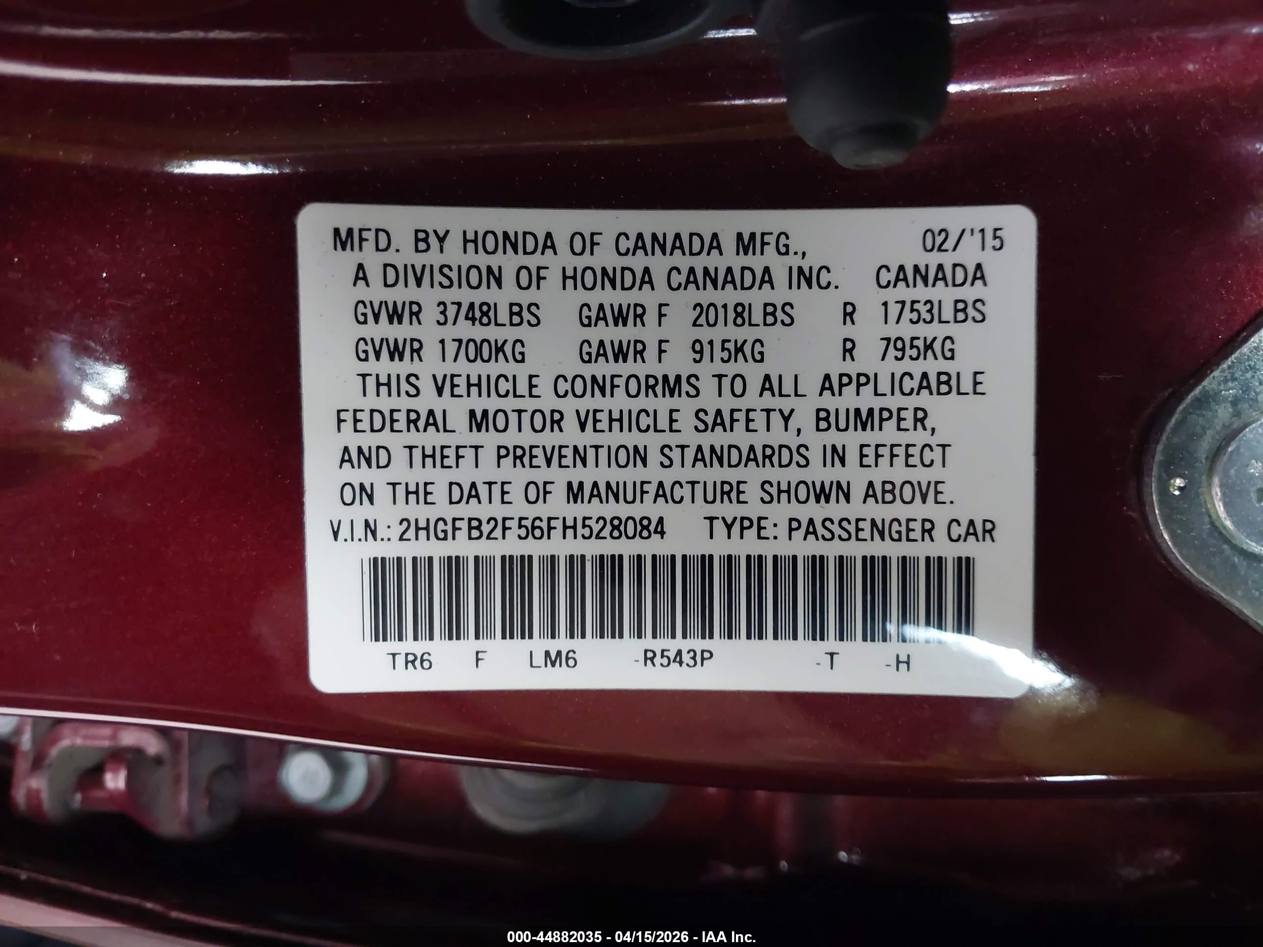 HONDA CIVIC image 9