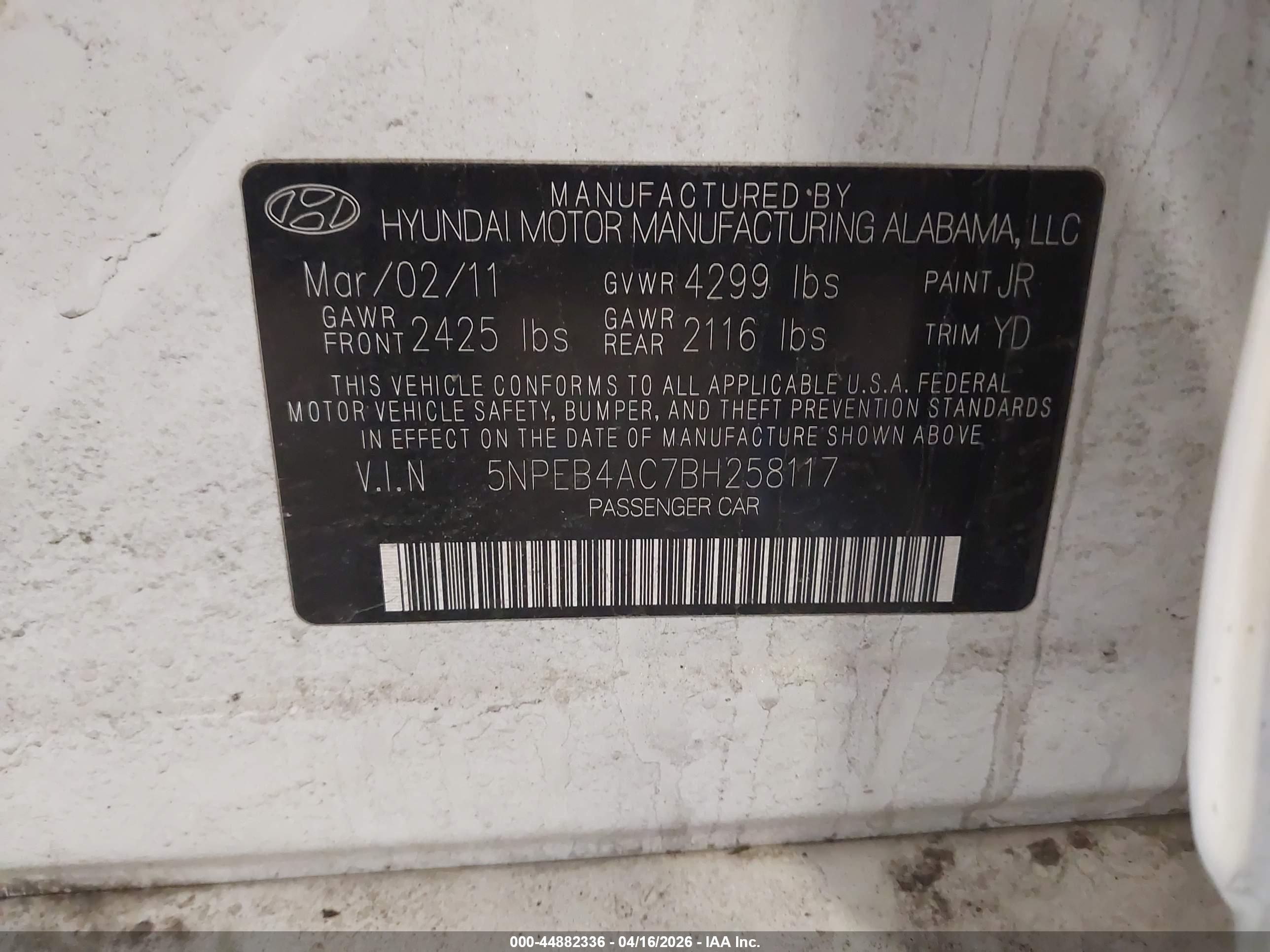 HYUNDAI SONATA image 9