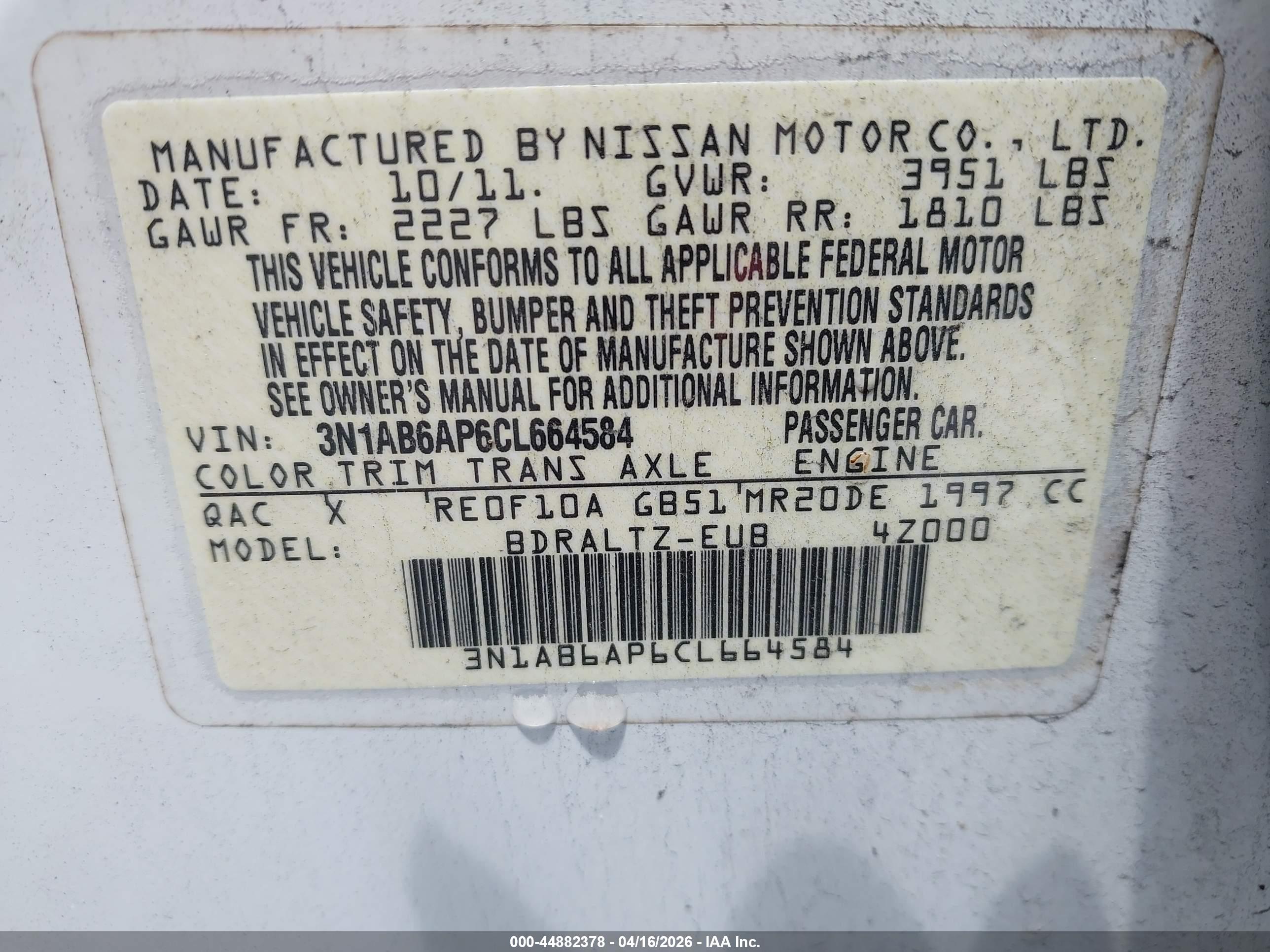 NISSAN SENTRA image 9