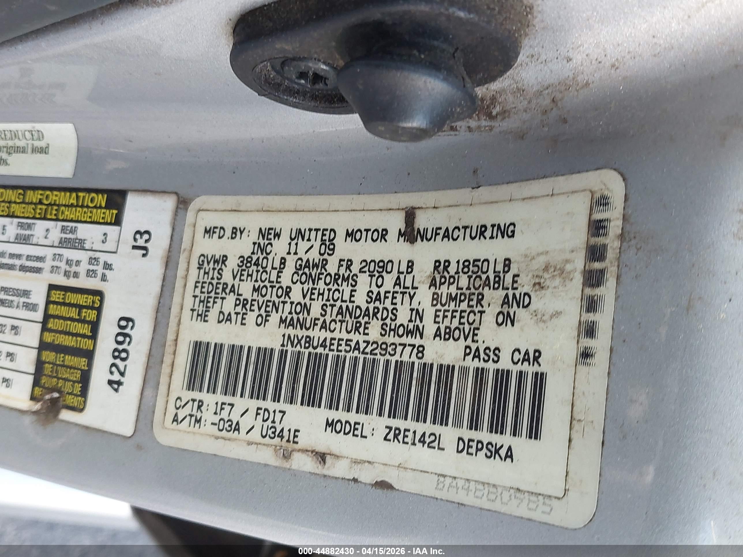 TOYOTA COROLLA image 9