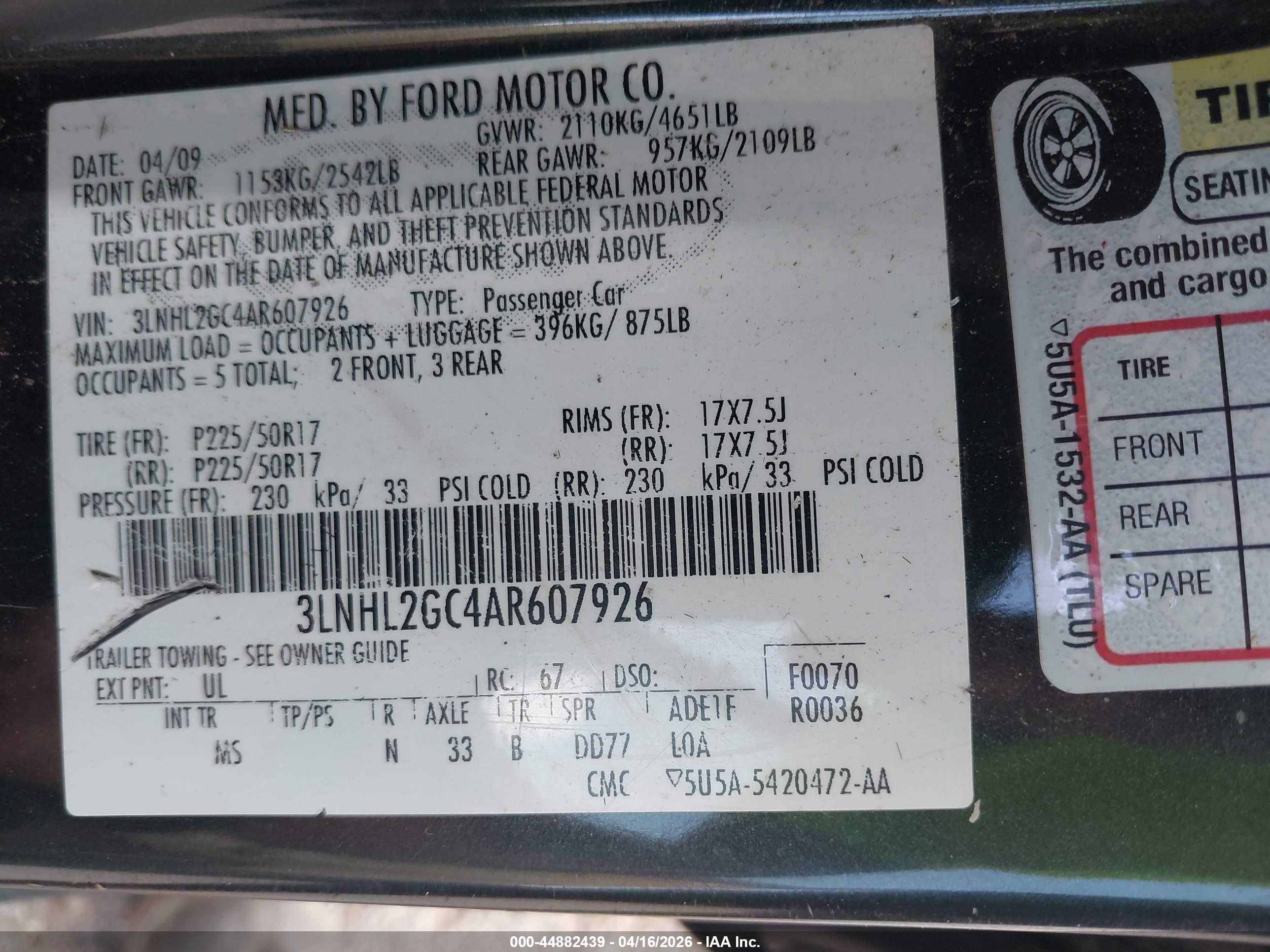 LINCOLN MKZ image 9