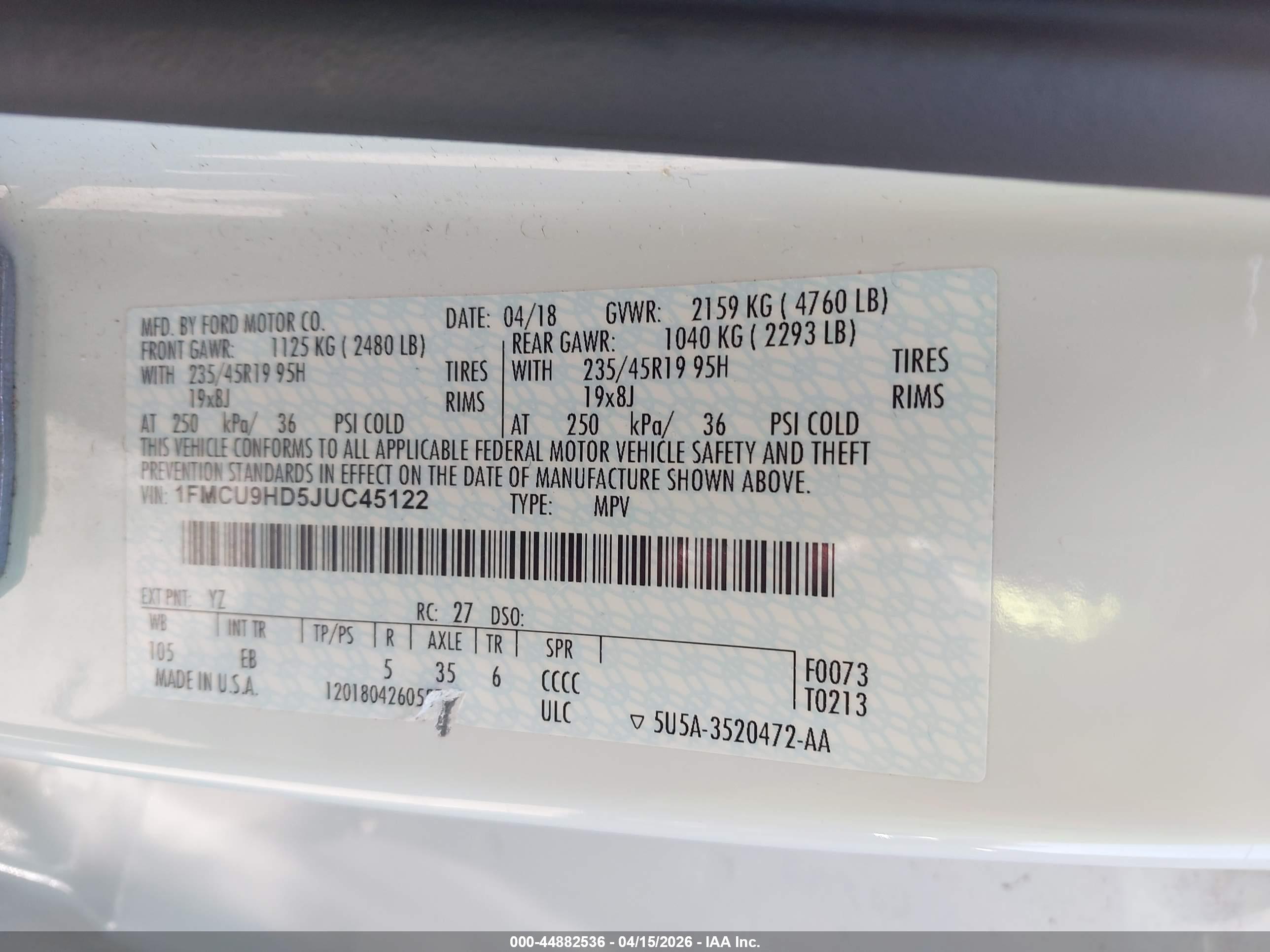 FORD ESCAPE image 9
