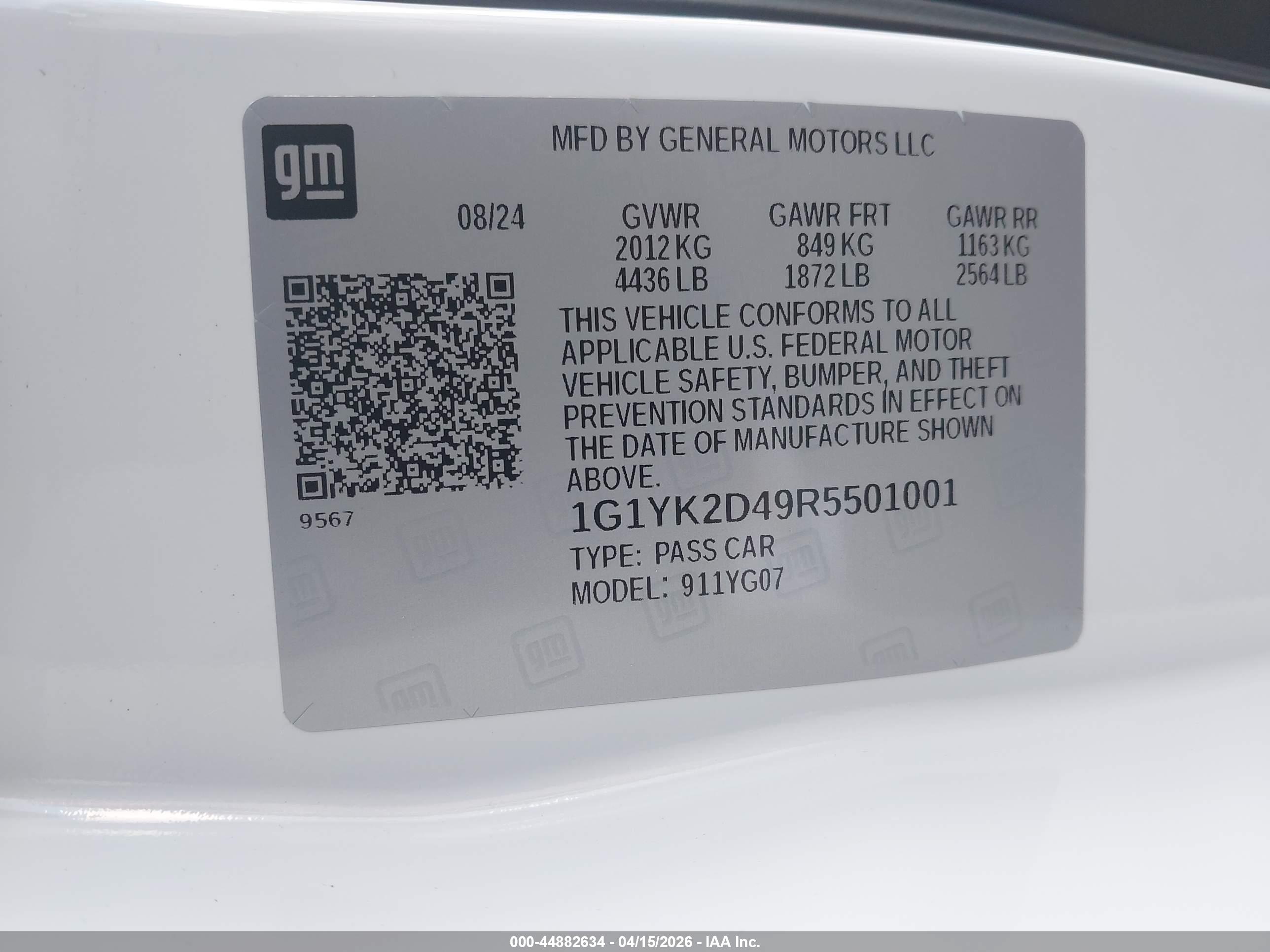CHEVROLET CORVETTE image 9