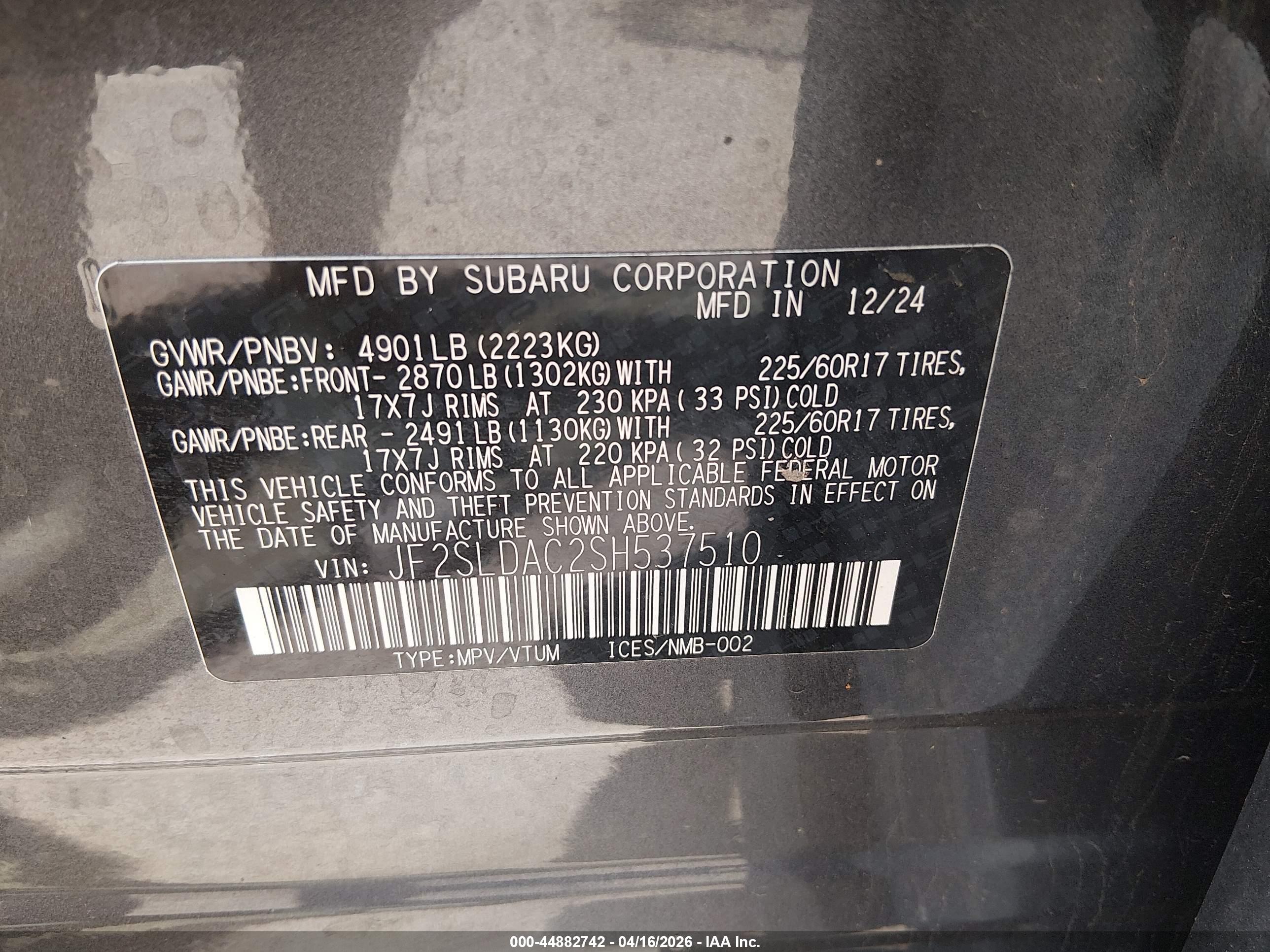 SUBARU FORESTER image 9