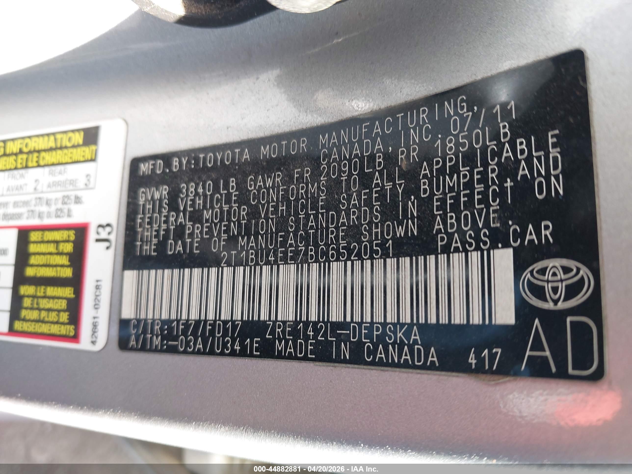 TOYOTA COROLLA image 9