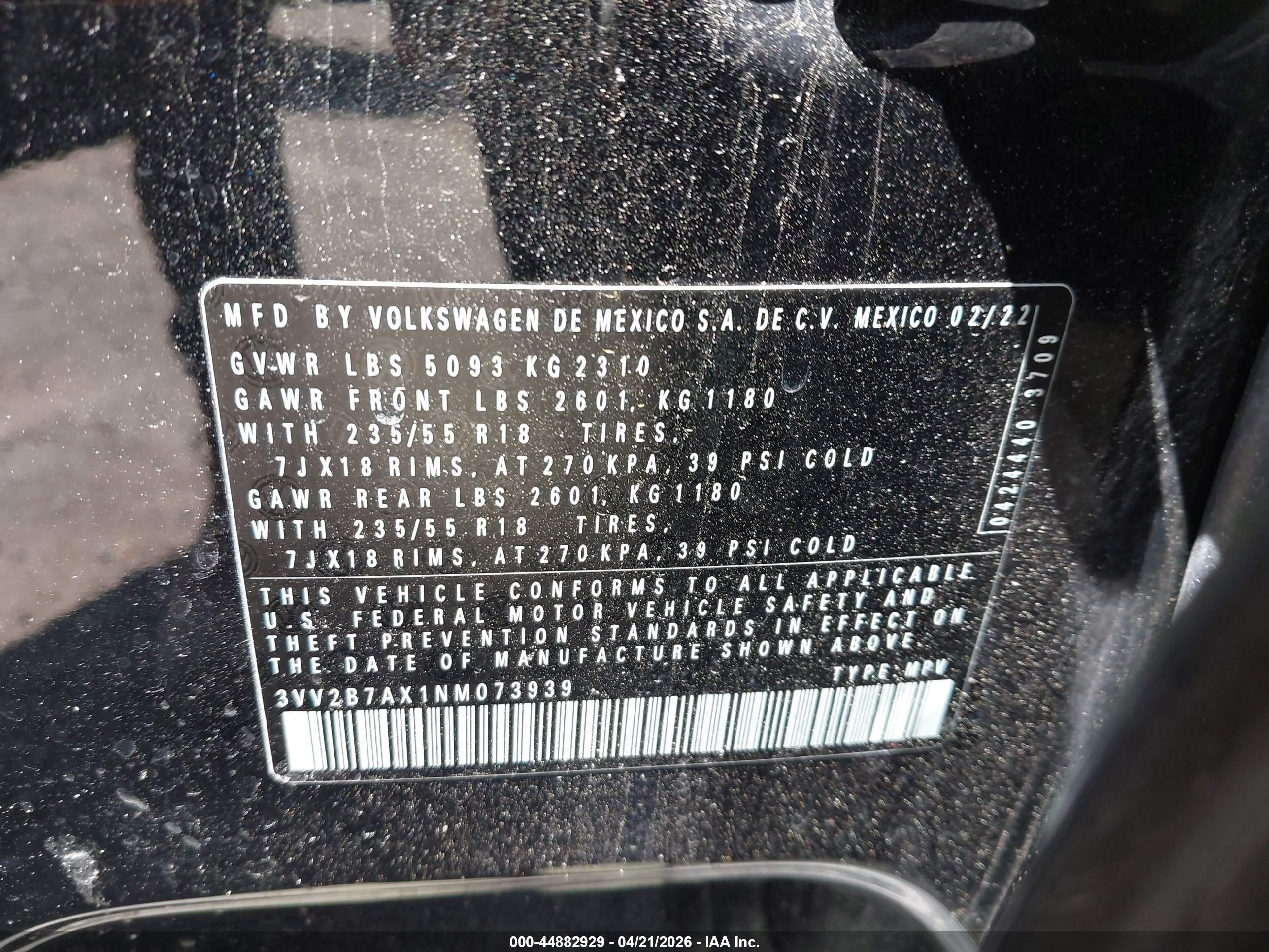 VOLKSWAGEN TIGUAN image 9