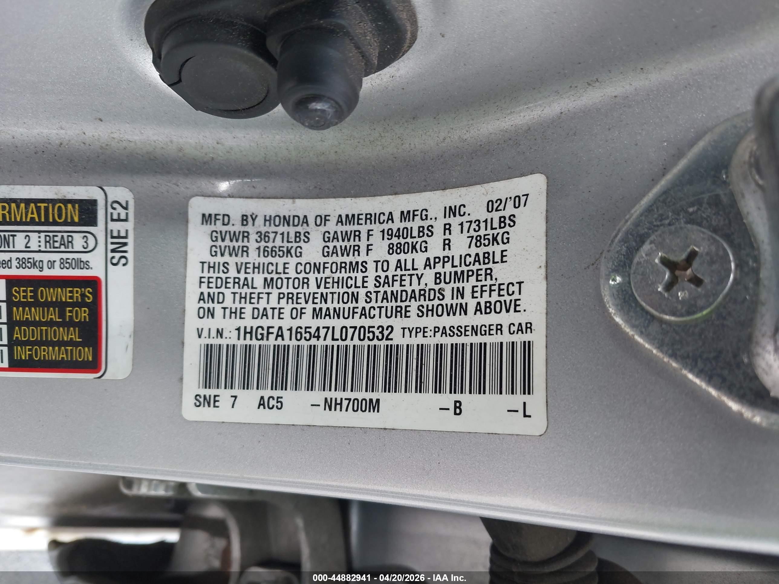 HONDA CIVIC image 9