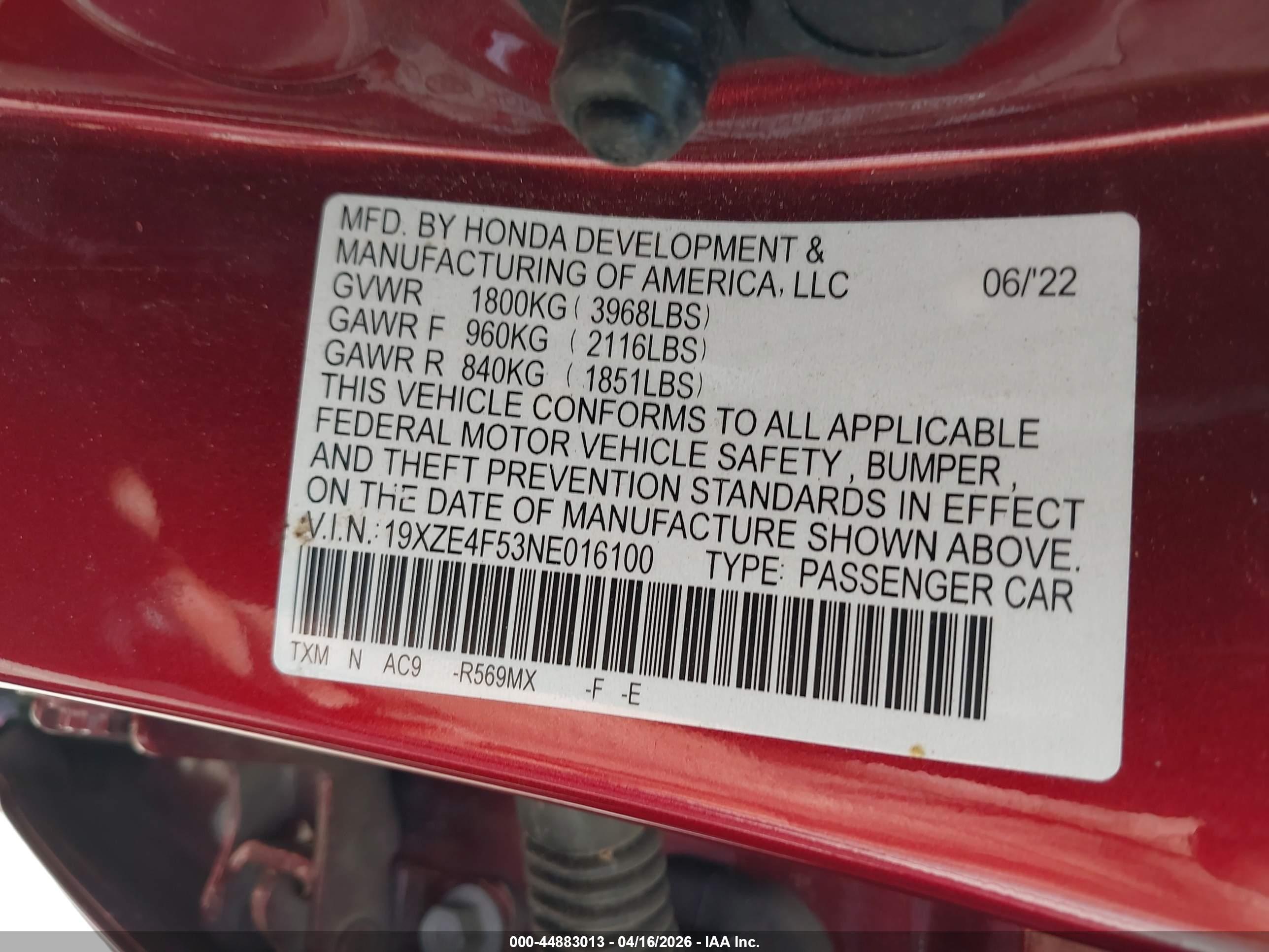 HONDA INSIGHT image 9