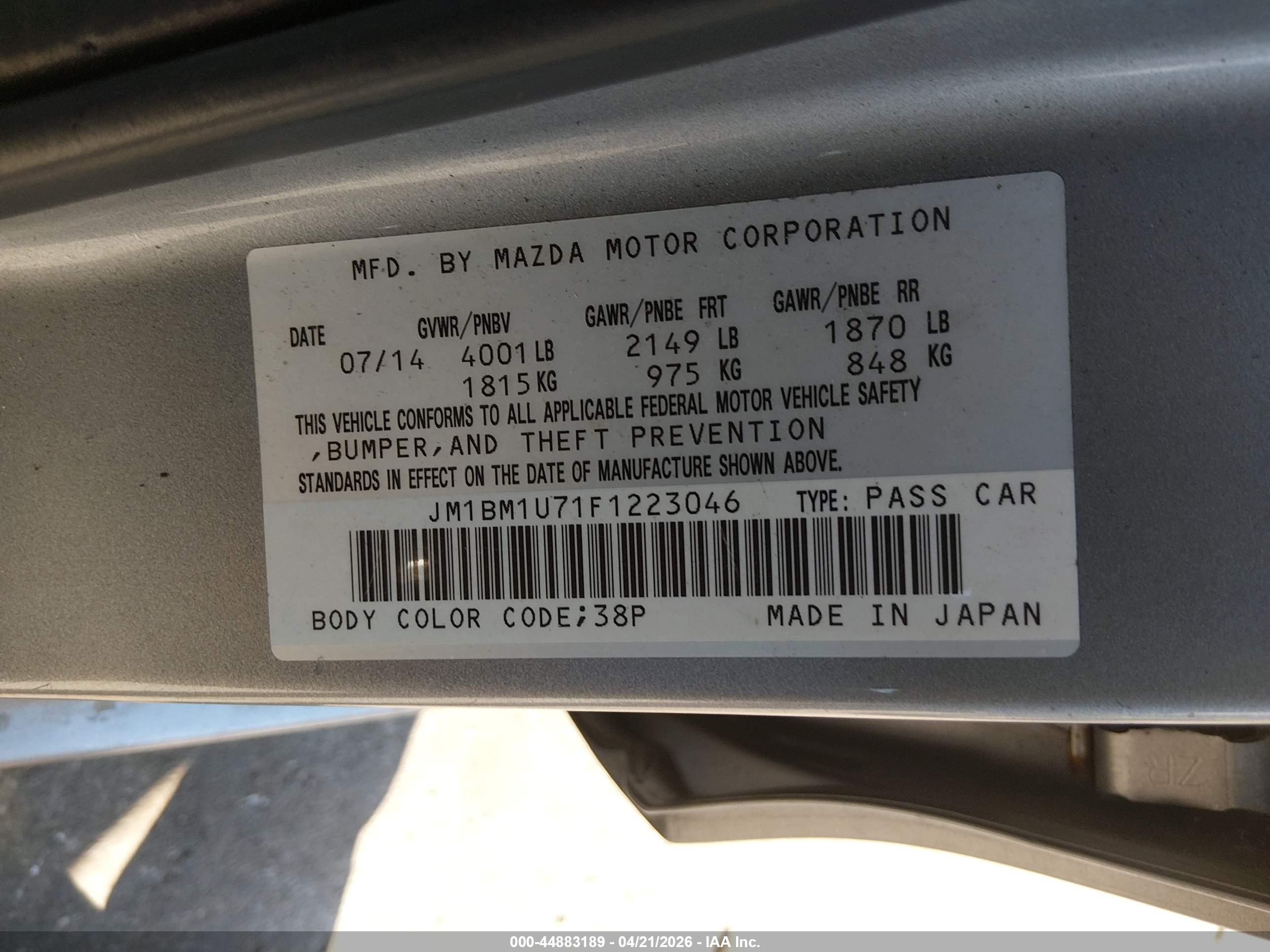 MAZDA MAZDA3 image 9