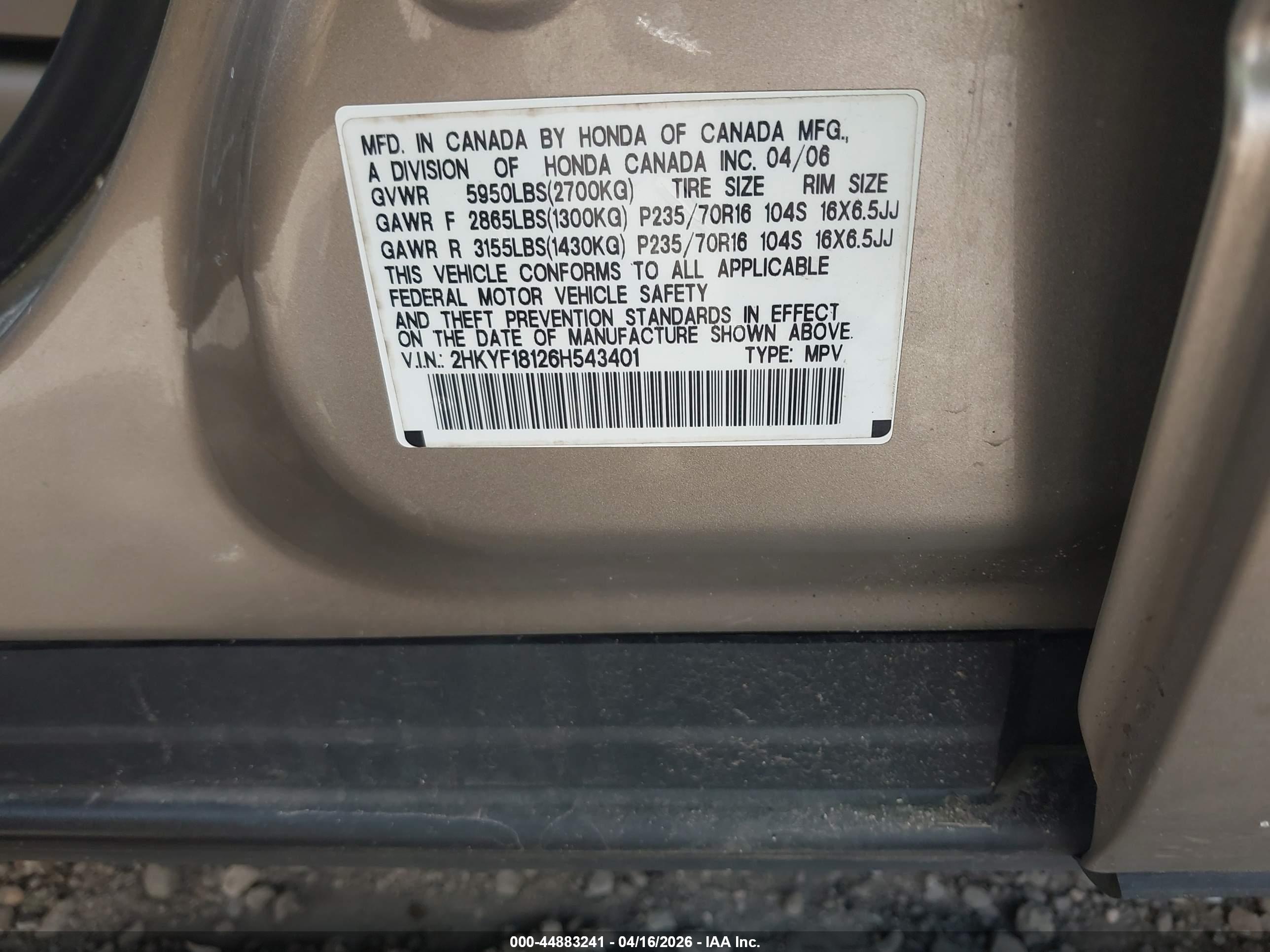 HONDA PILOT image 9