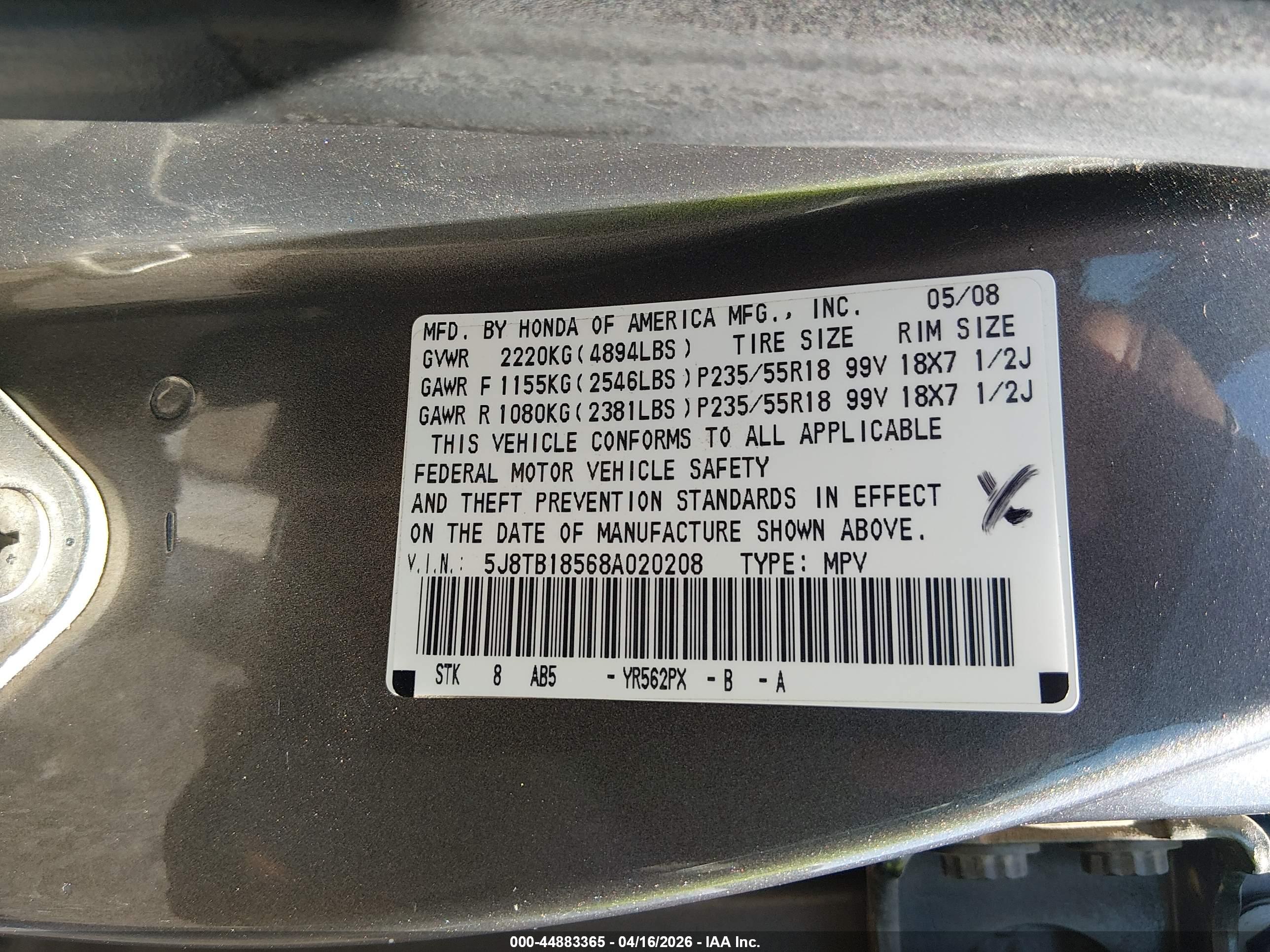 ACURA RDX image 9