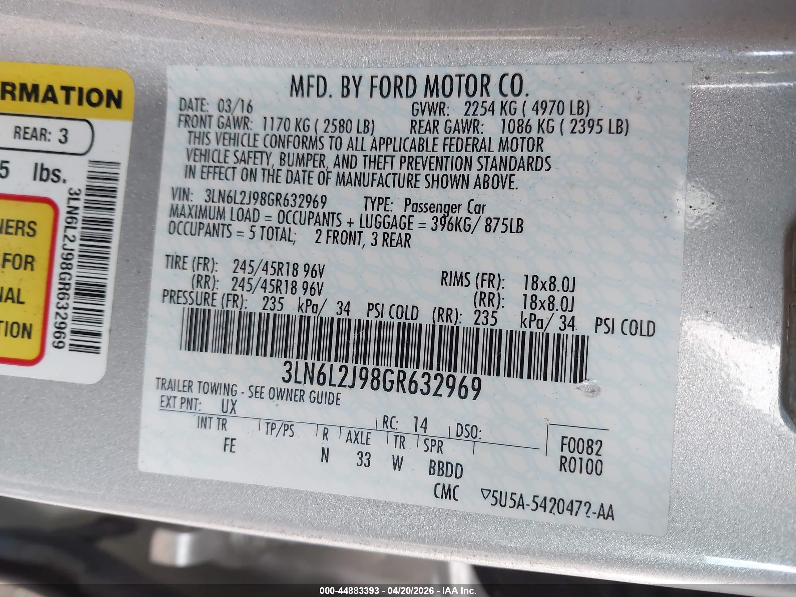 LINCOLN MKZ image 9
