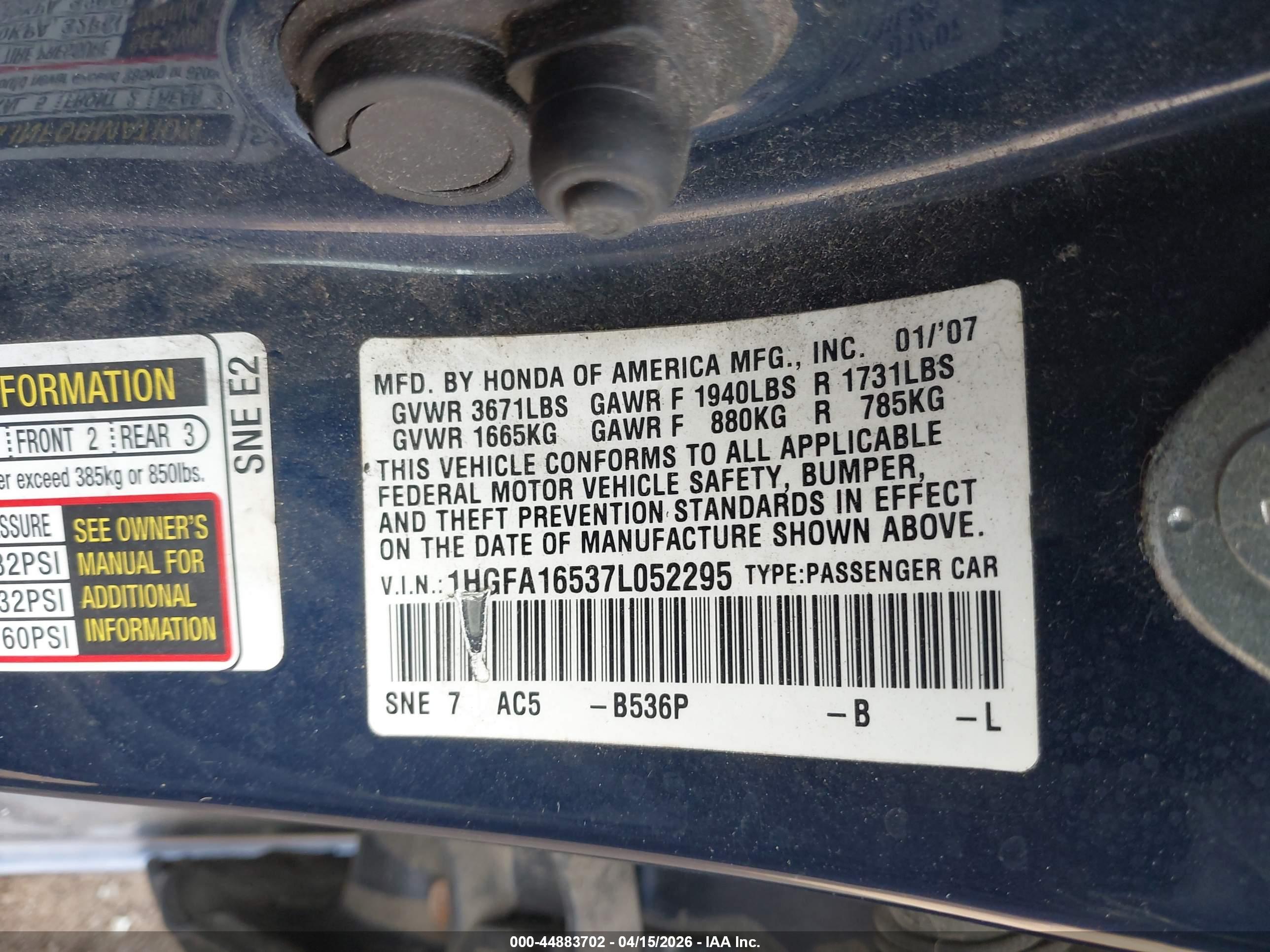 HONDA CIVIC image 9