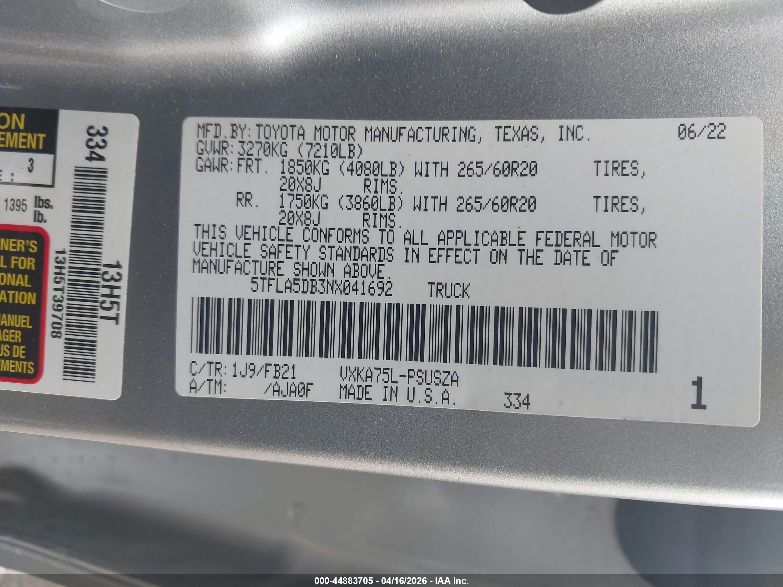 TOYOTA TUNDRA image 9