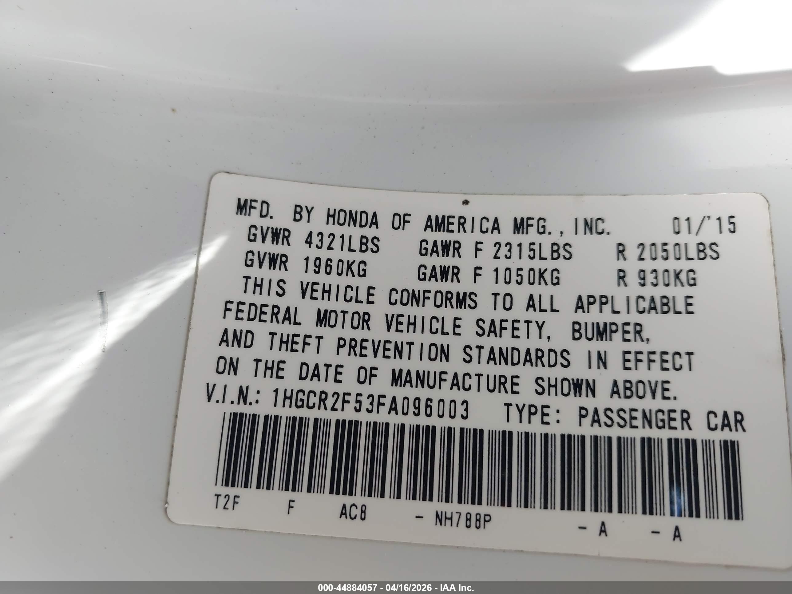 HONDA ACCORD image 9