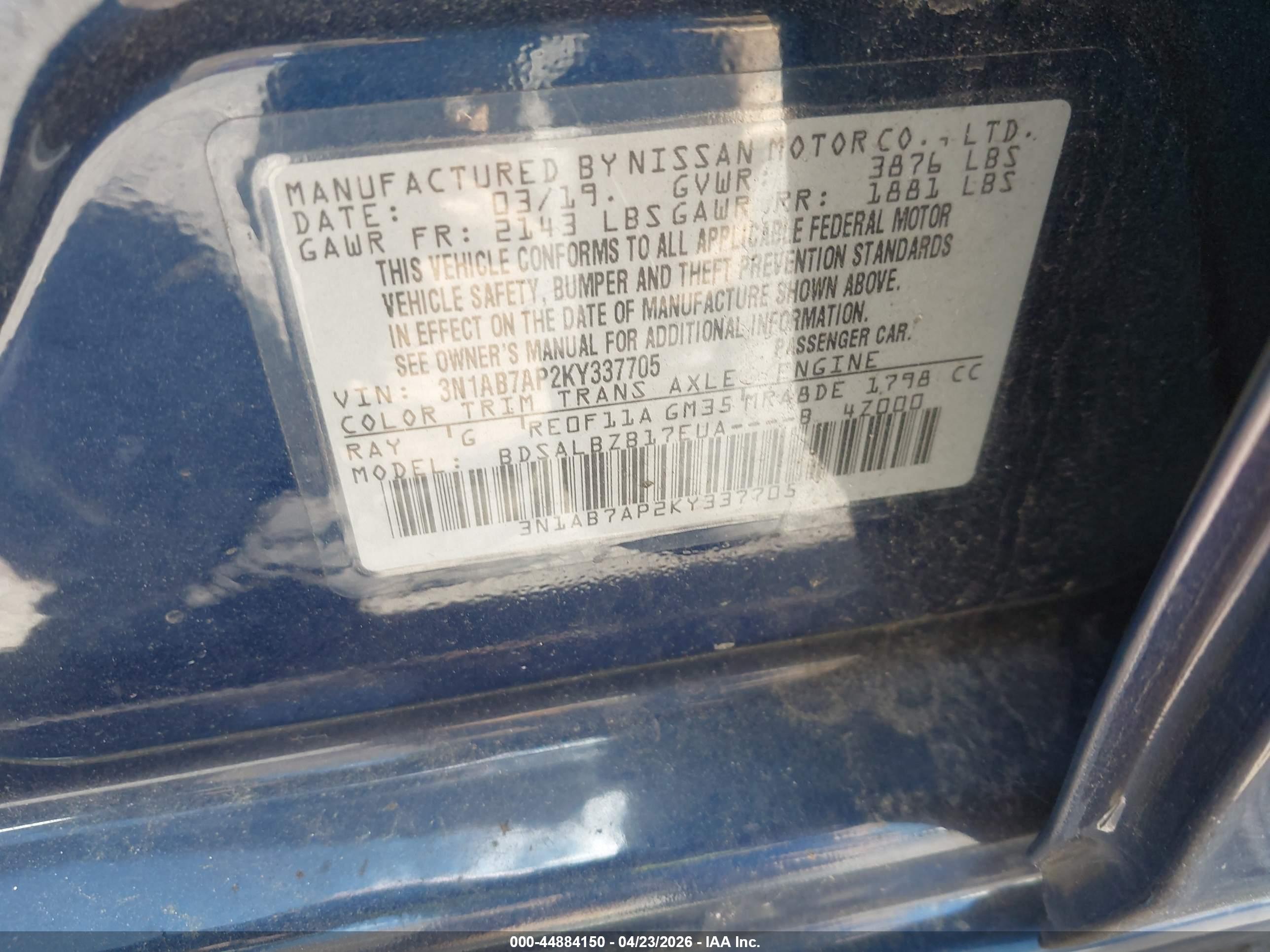 NISSAN SENTRA image 9