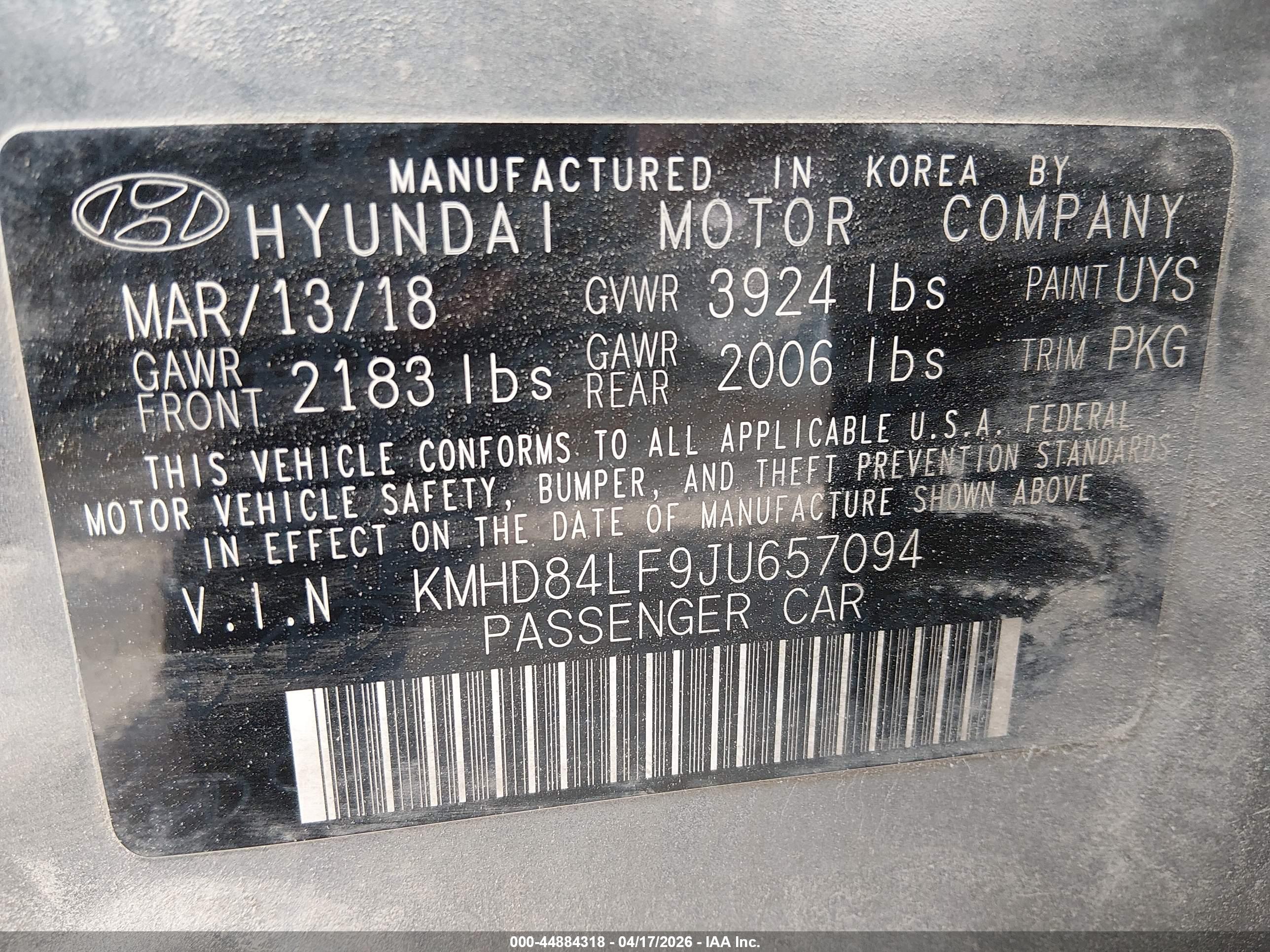 HYUNDAI ELANTRA image 9