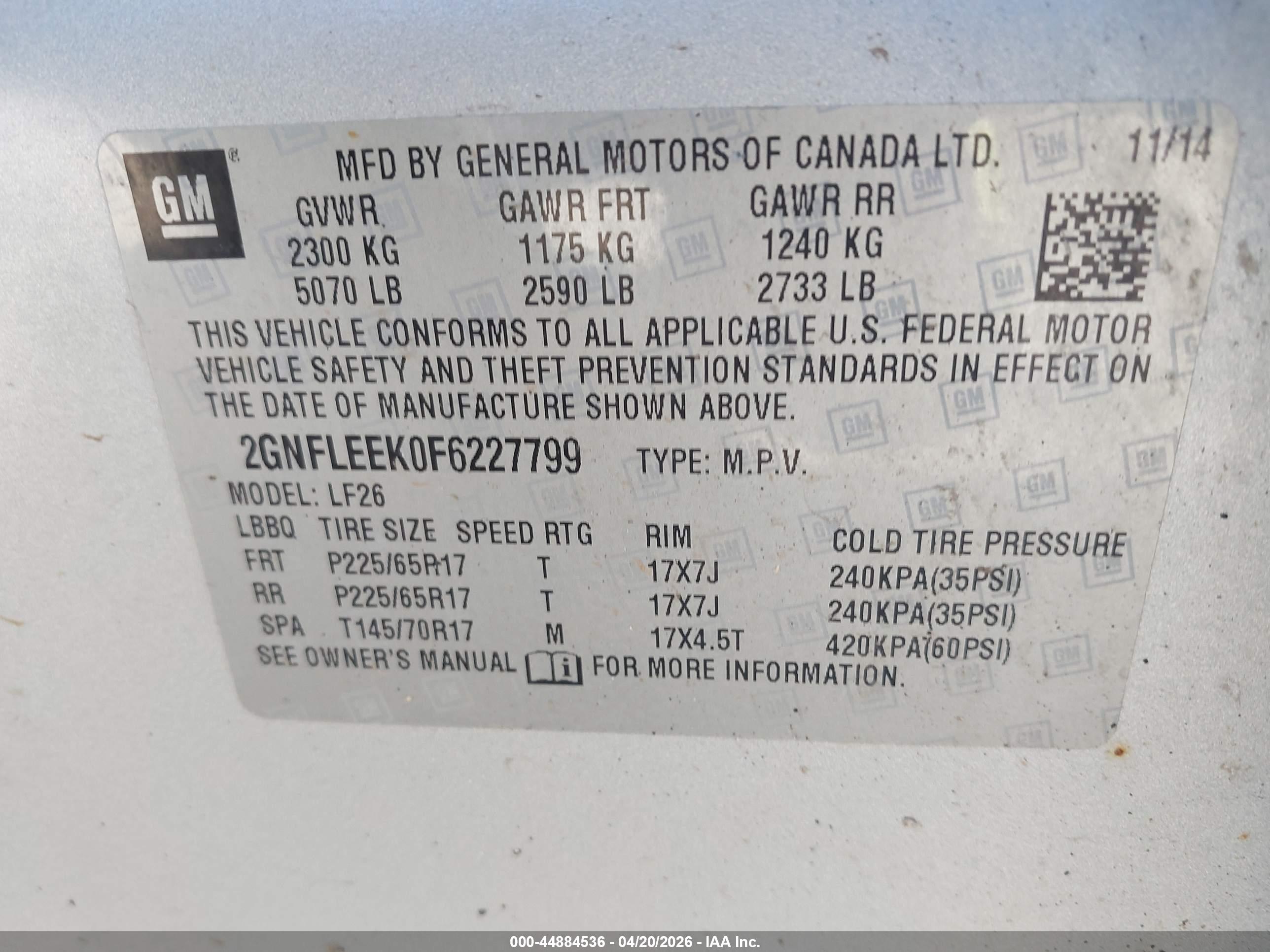 CHEVROLET EQUINOX image 9