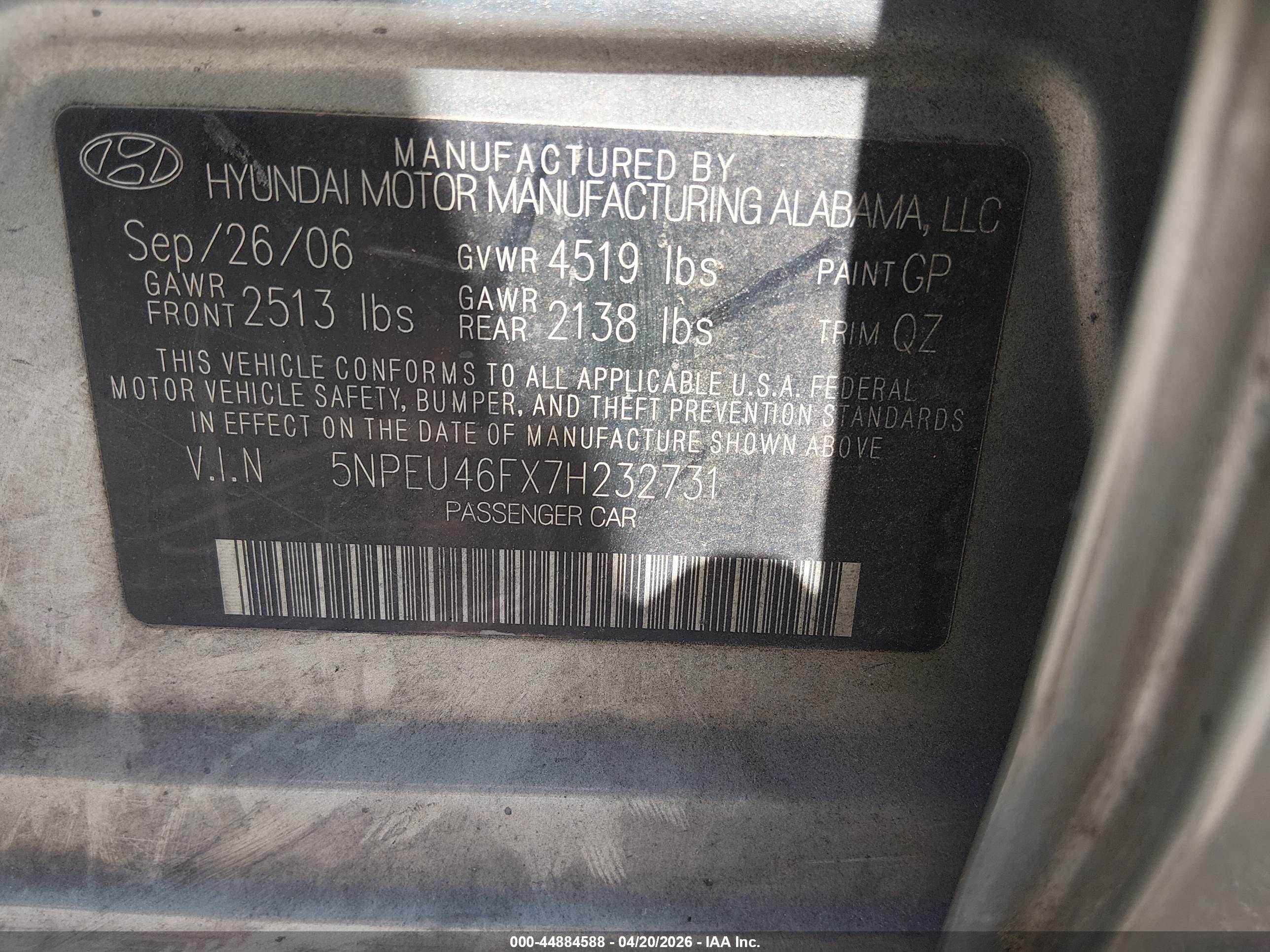 HYUNDAI SONATA image 9