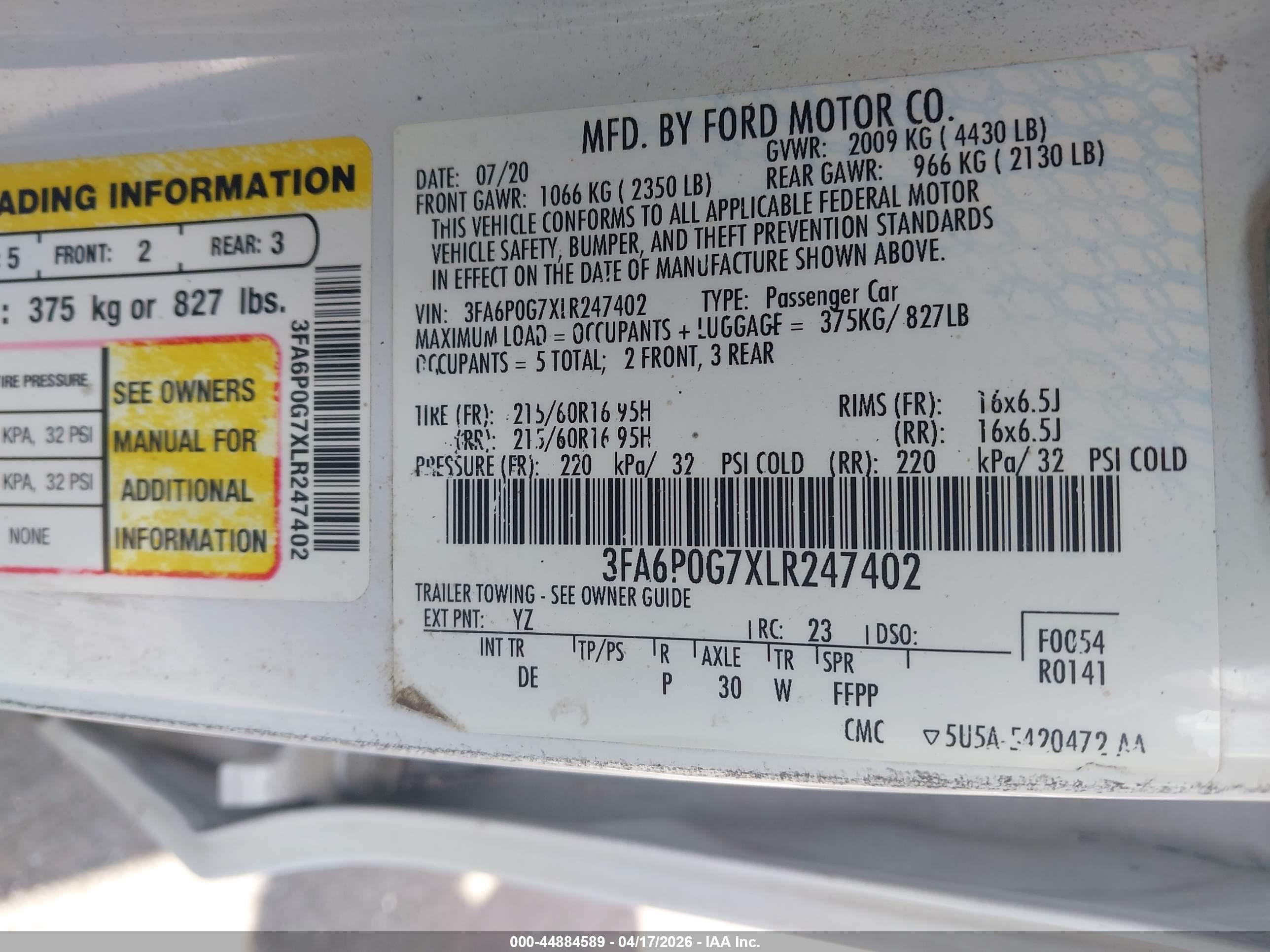 FORD FUSION image 9