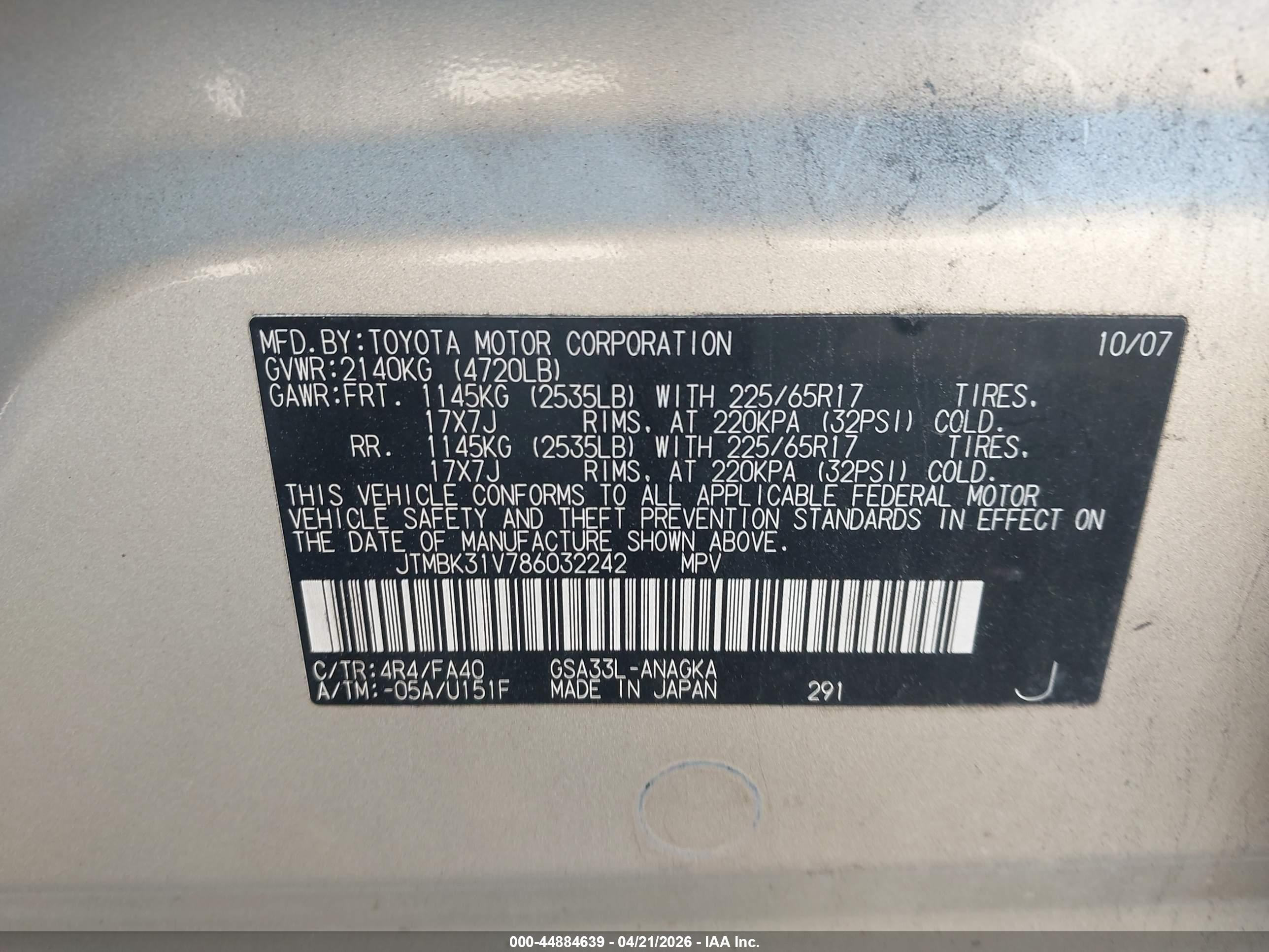 TOYOTA RAV4 image 9