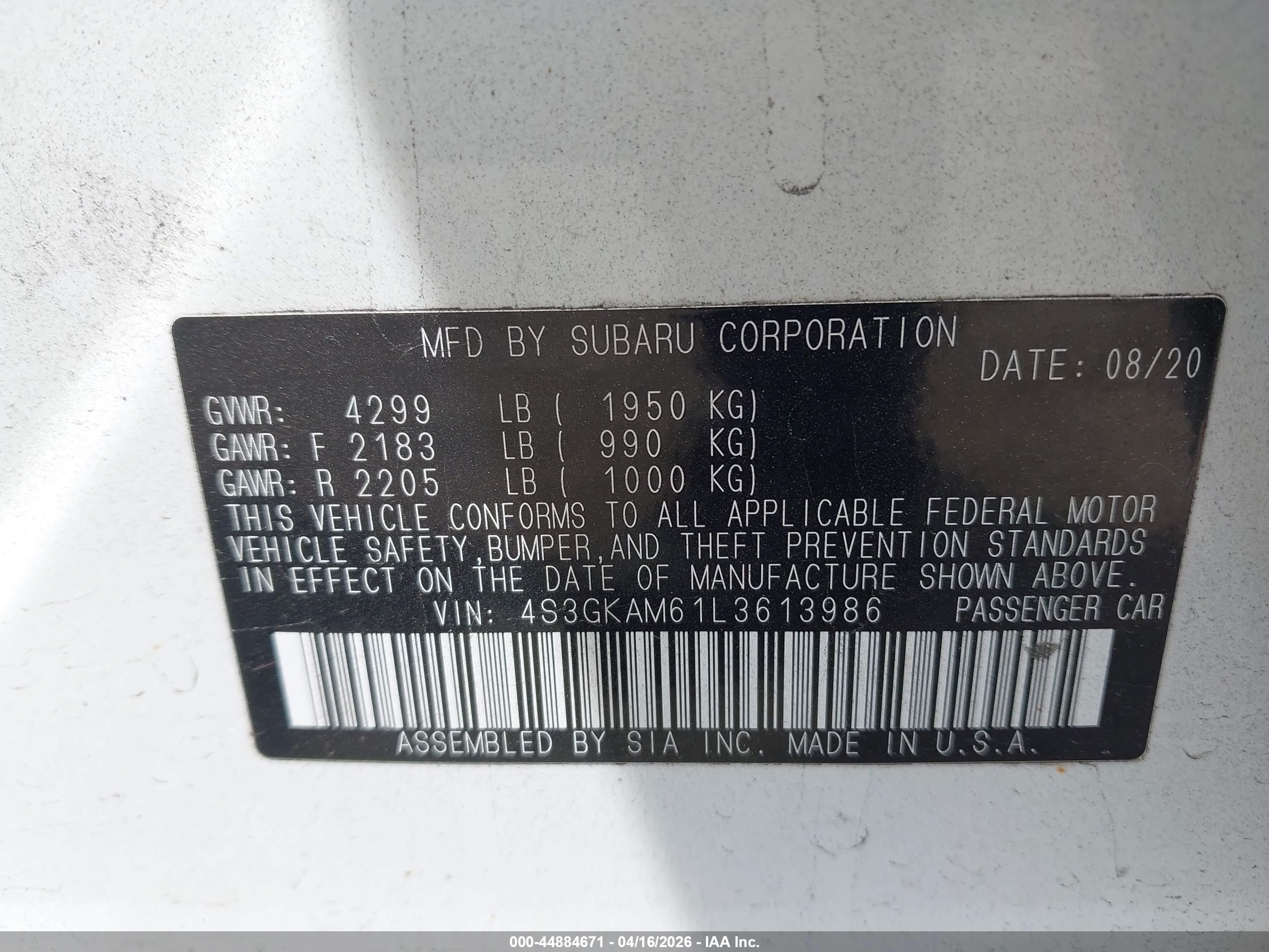 SUBARU IMPREZA image 9