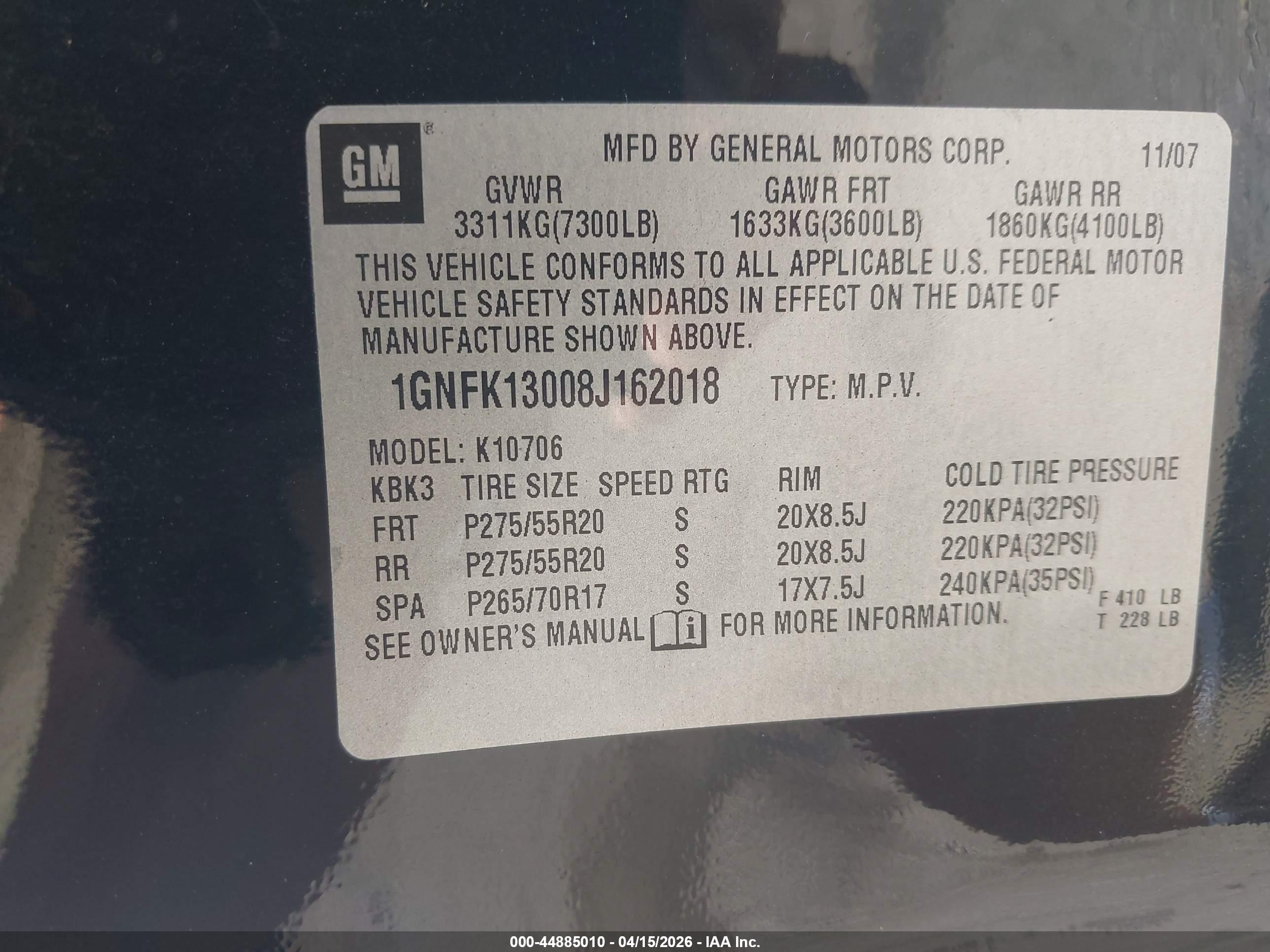 CHEVROLET TAHOE image 9