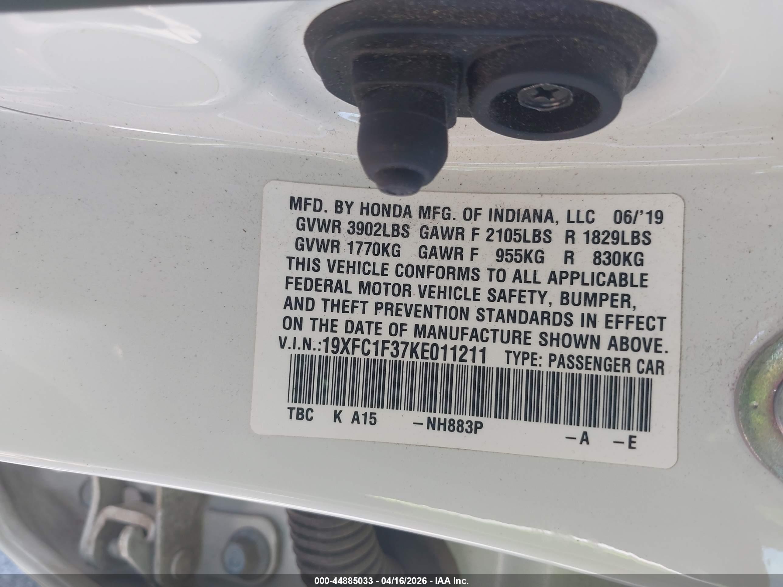 HONDA CIVIC image 9