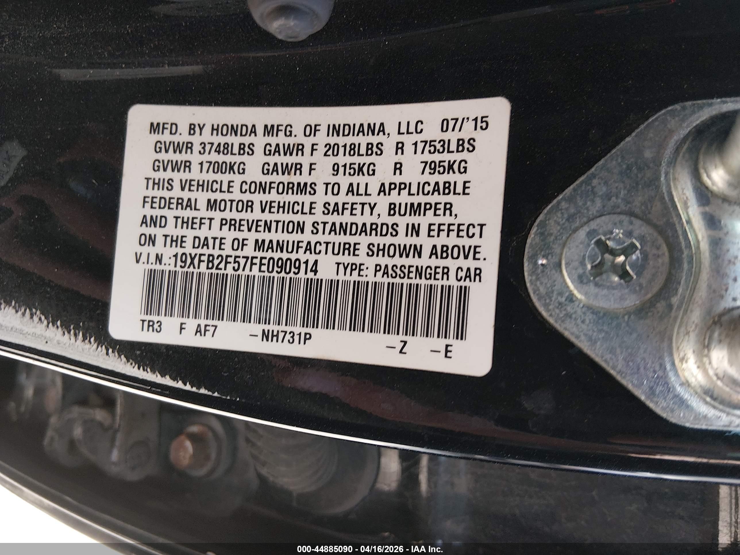 HONDA CIVIC image 9