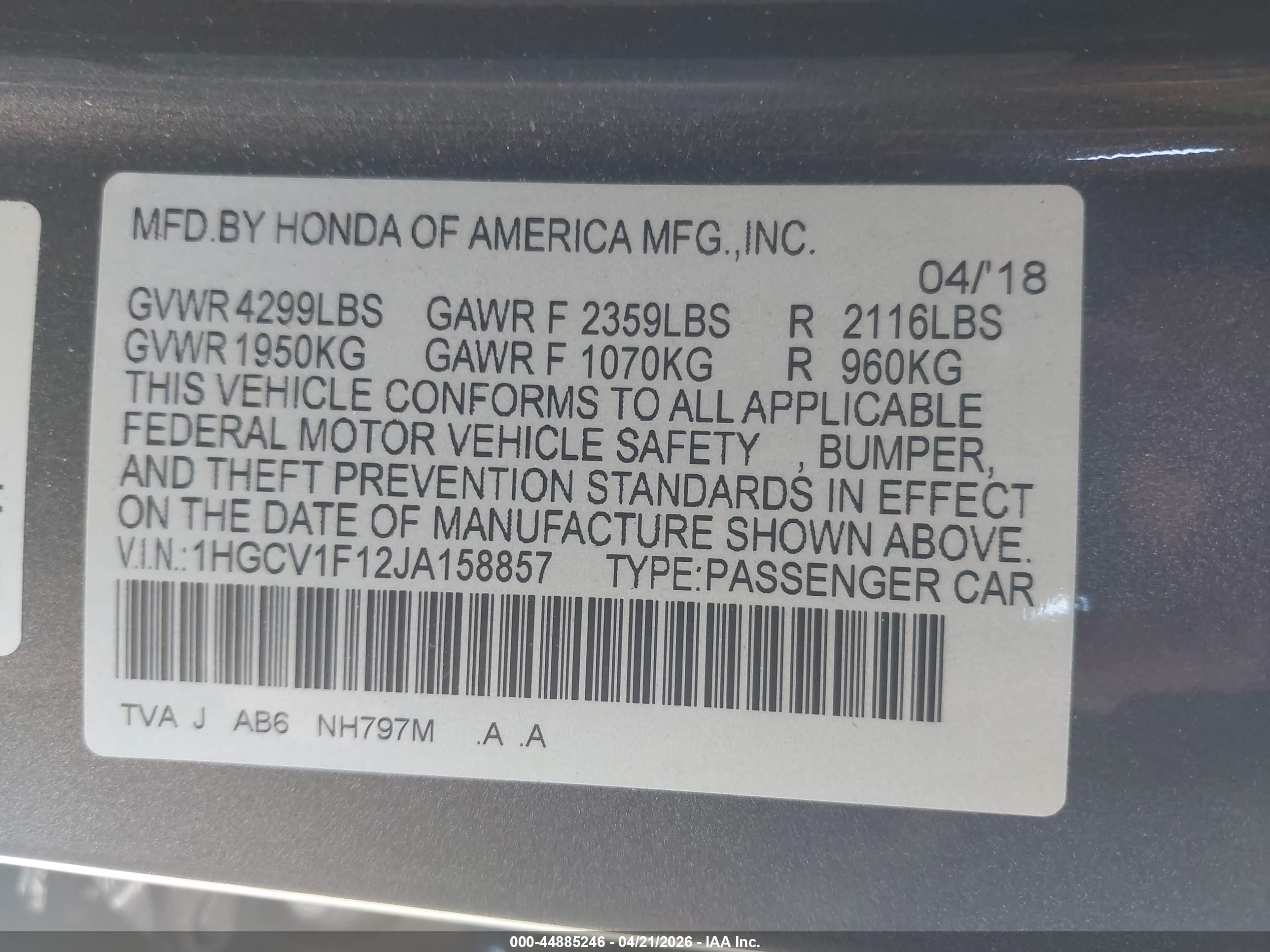 HONDA ACCORD image 9