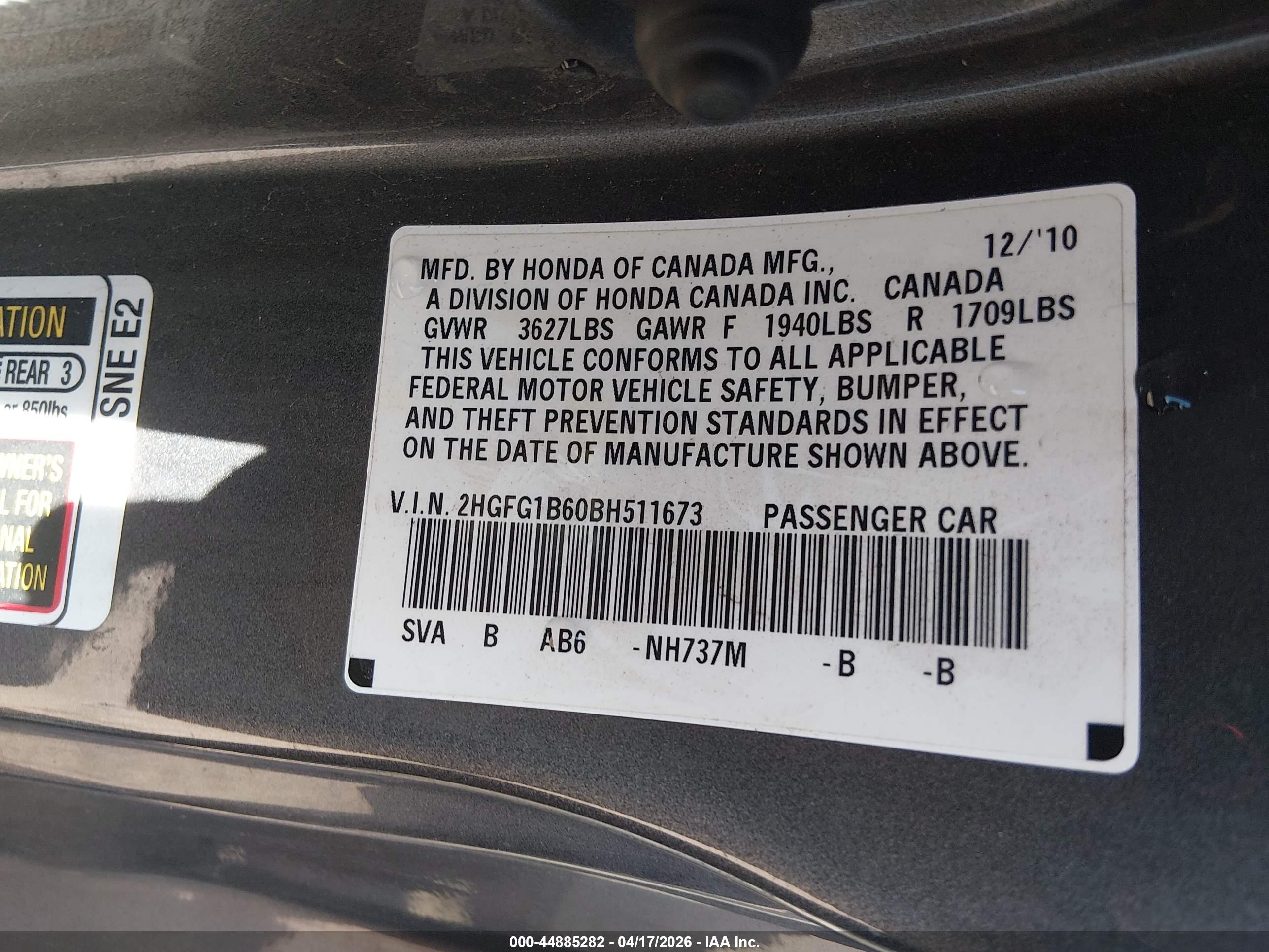 HONDA CIVIC image 9