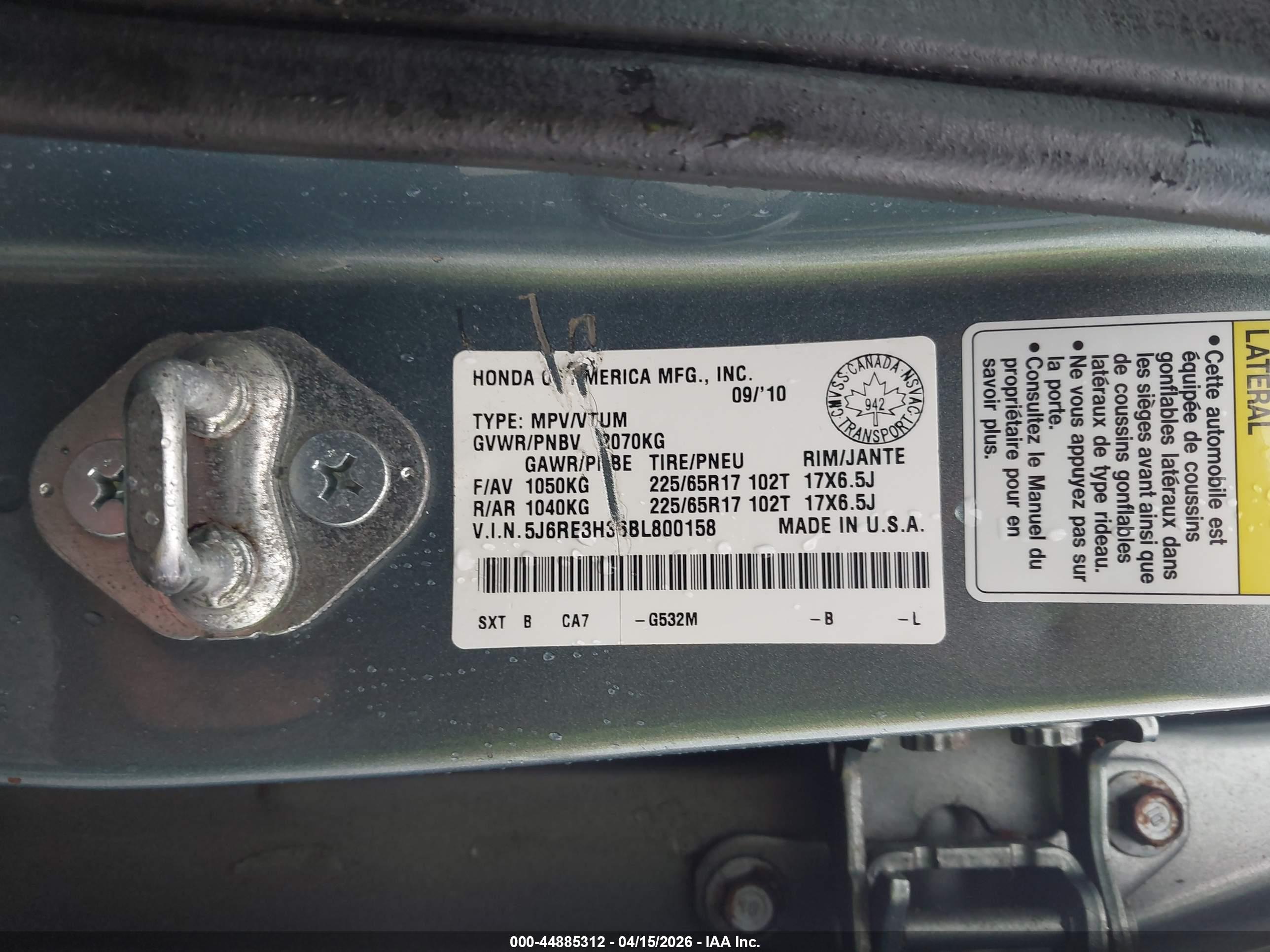 HONDA CR-V image 9