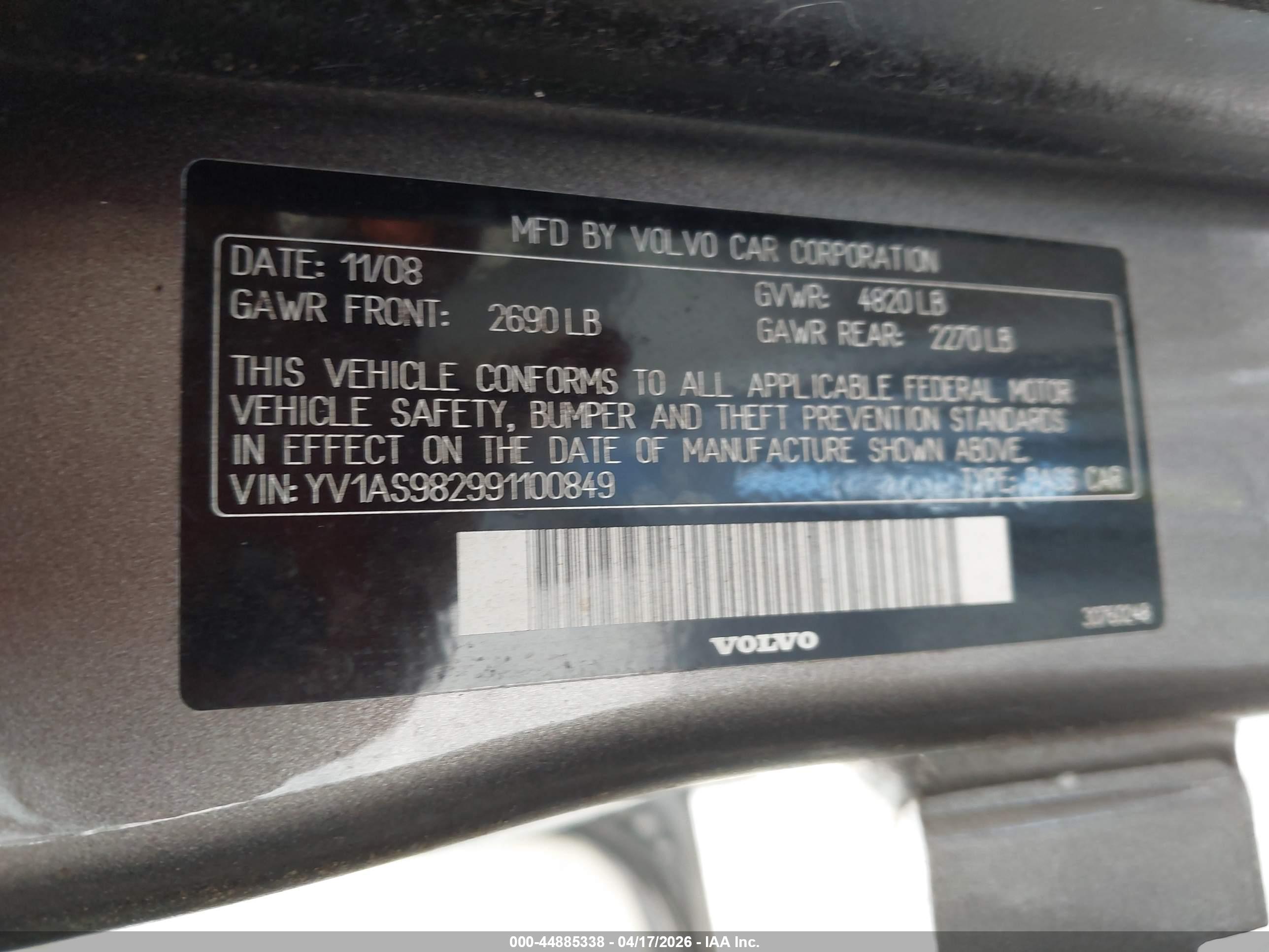 VOLVO S80 image 9