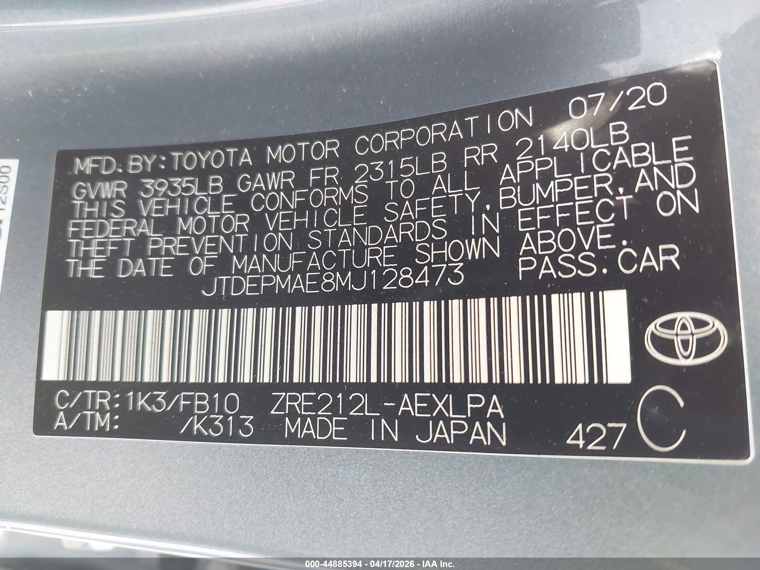 TOYOTA COROLLA image 9