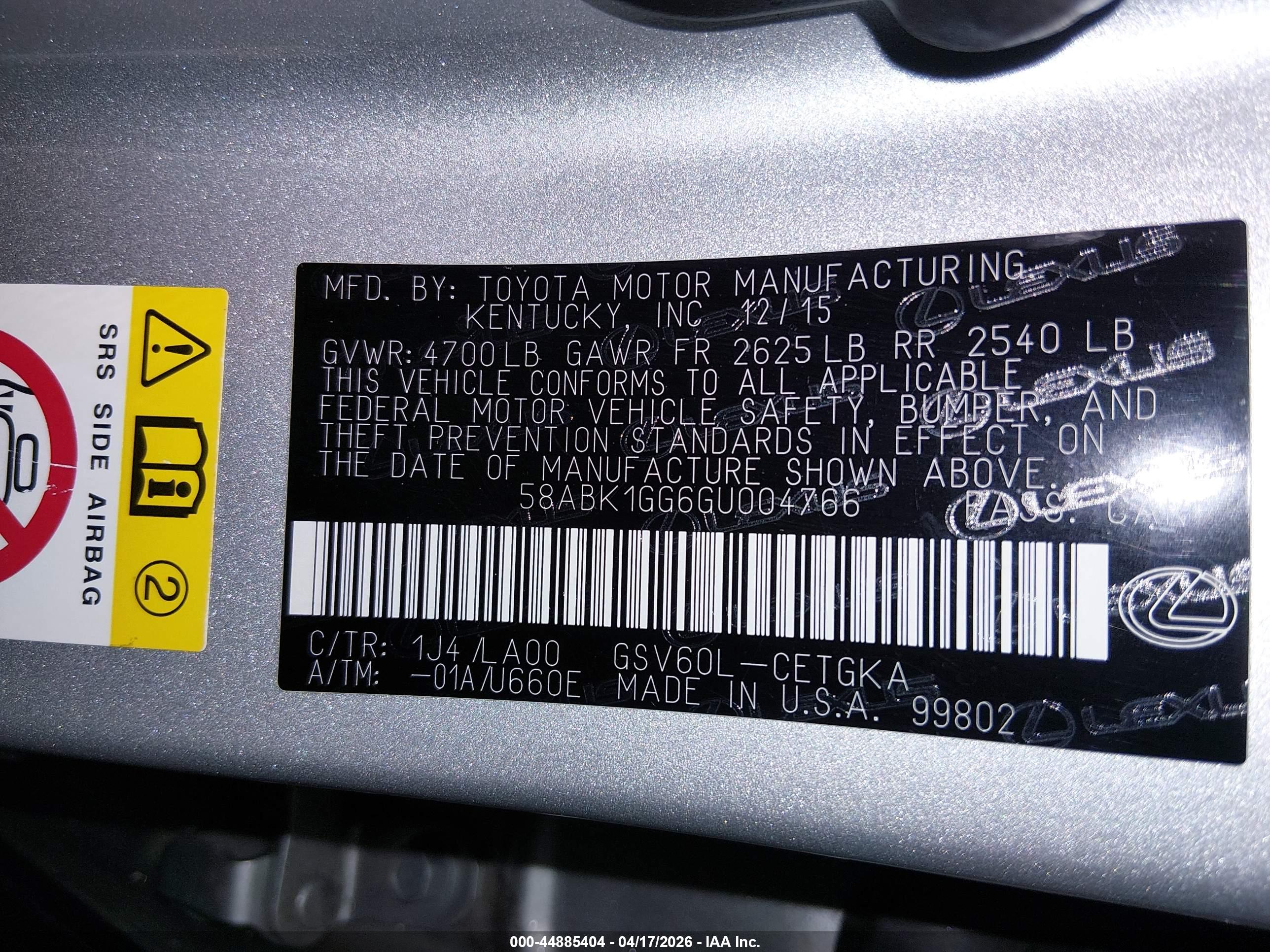 LEXUS ES image 9