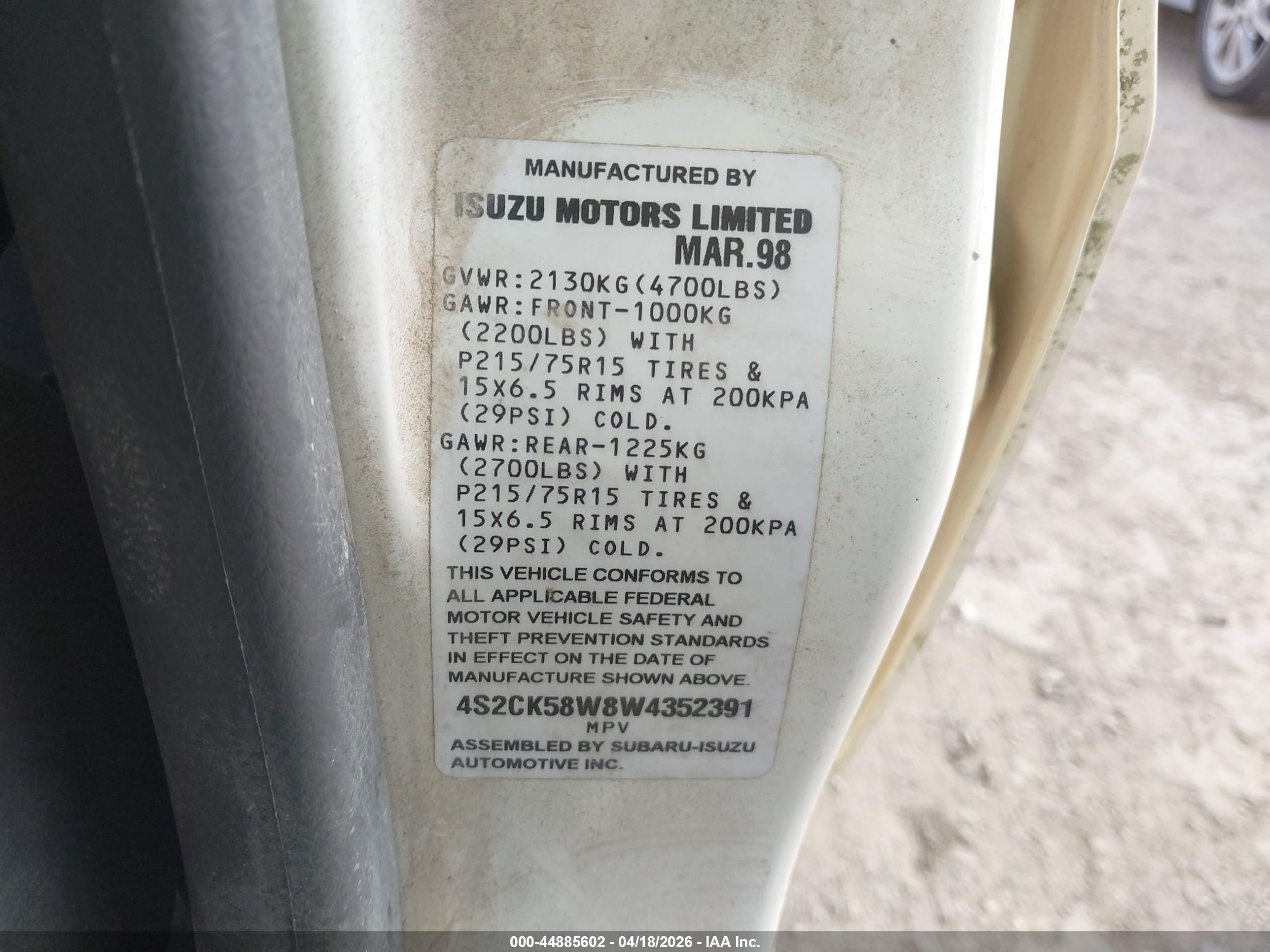 ISUZU RODEO image 9