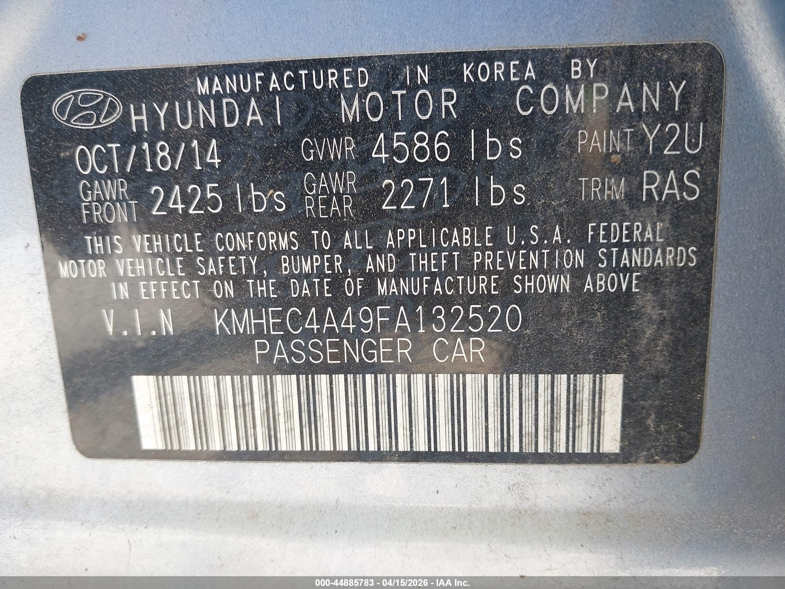 HYUNDAI SONATA image 9