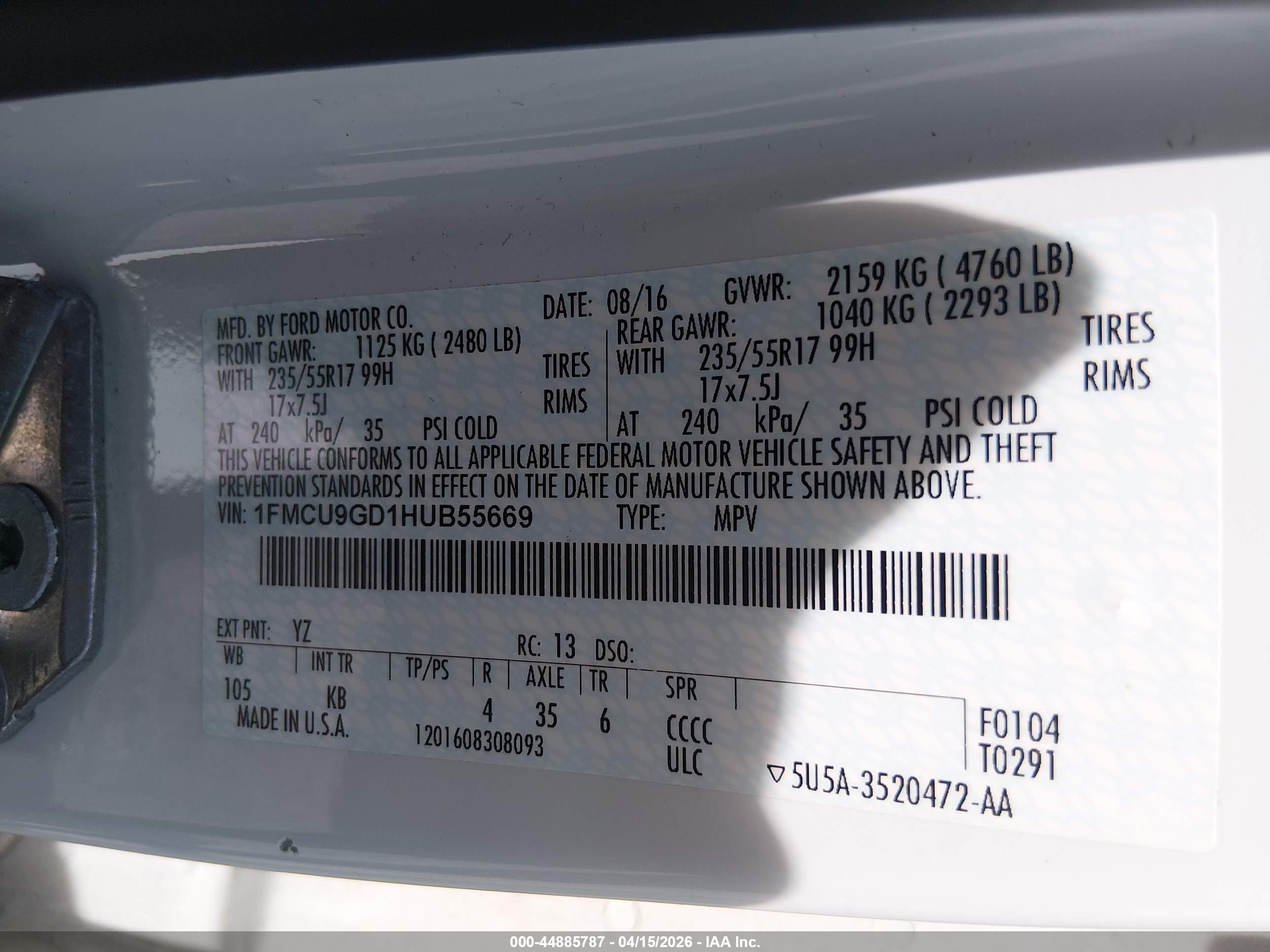 FORD ESCAPE image 9