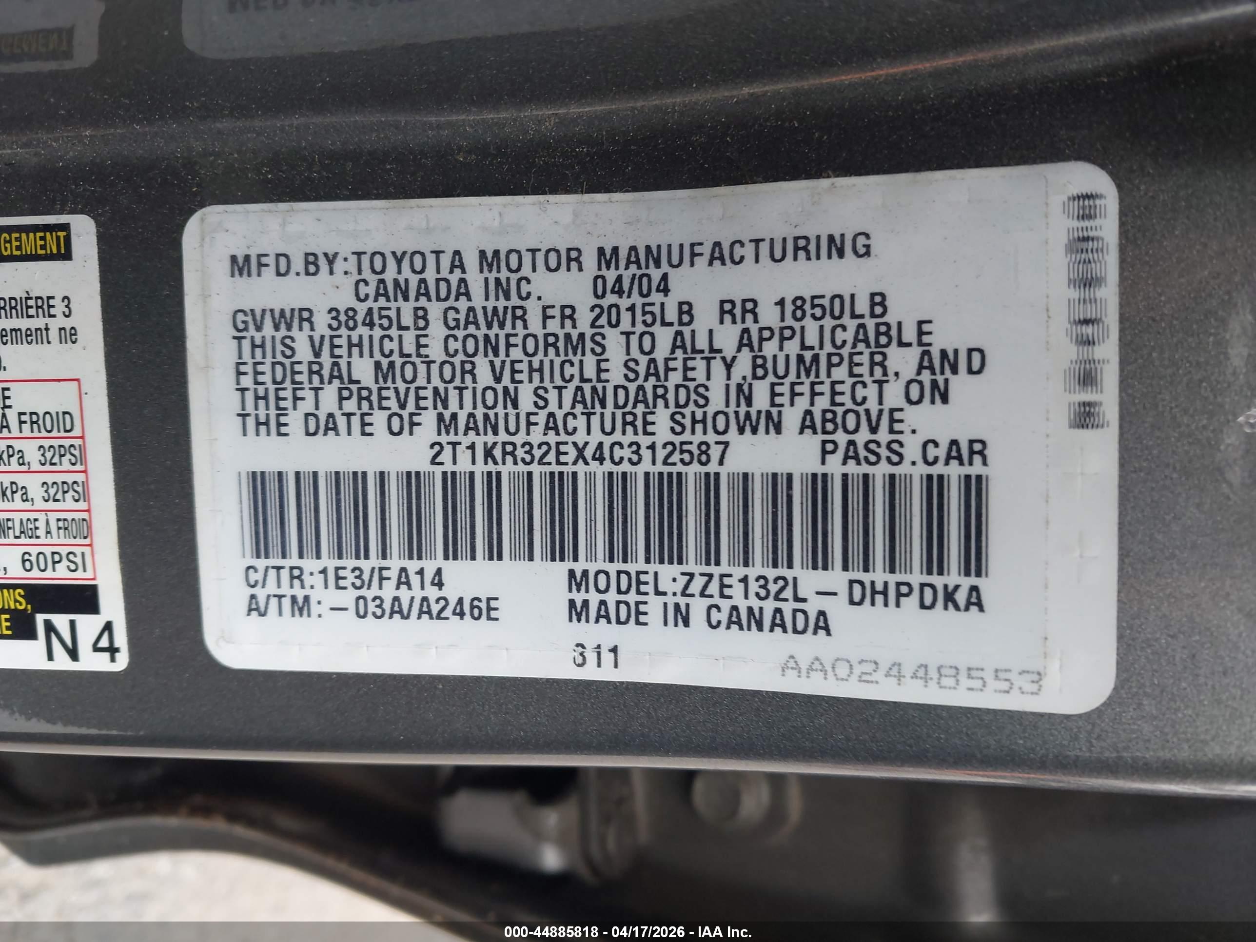 TOYOTA MATRIX image 9