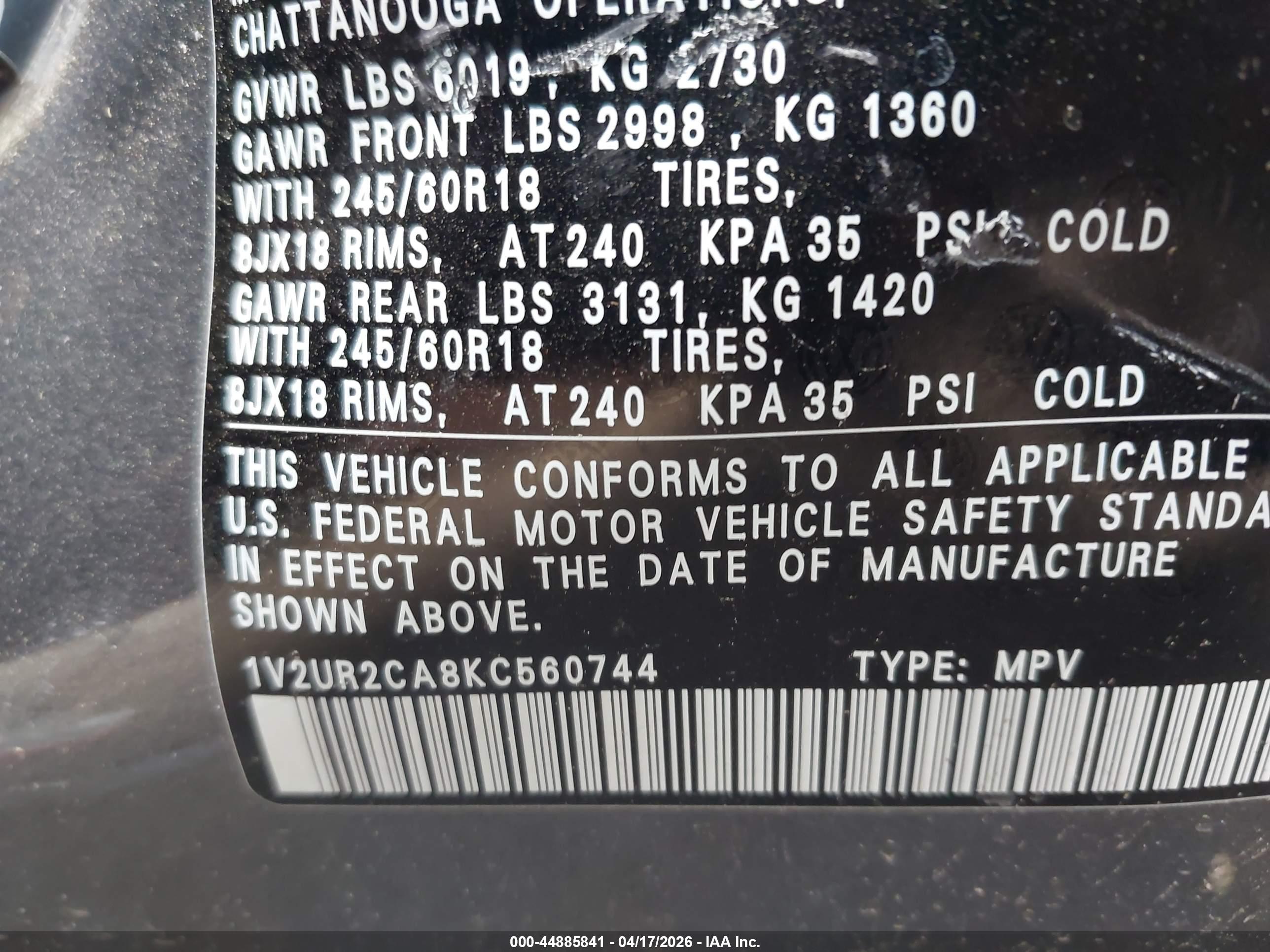 VOLKSWAGEN ATLAS image 9