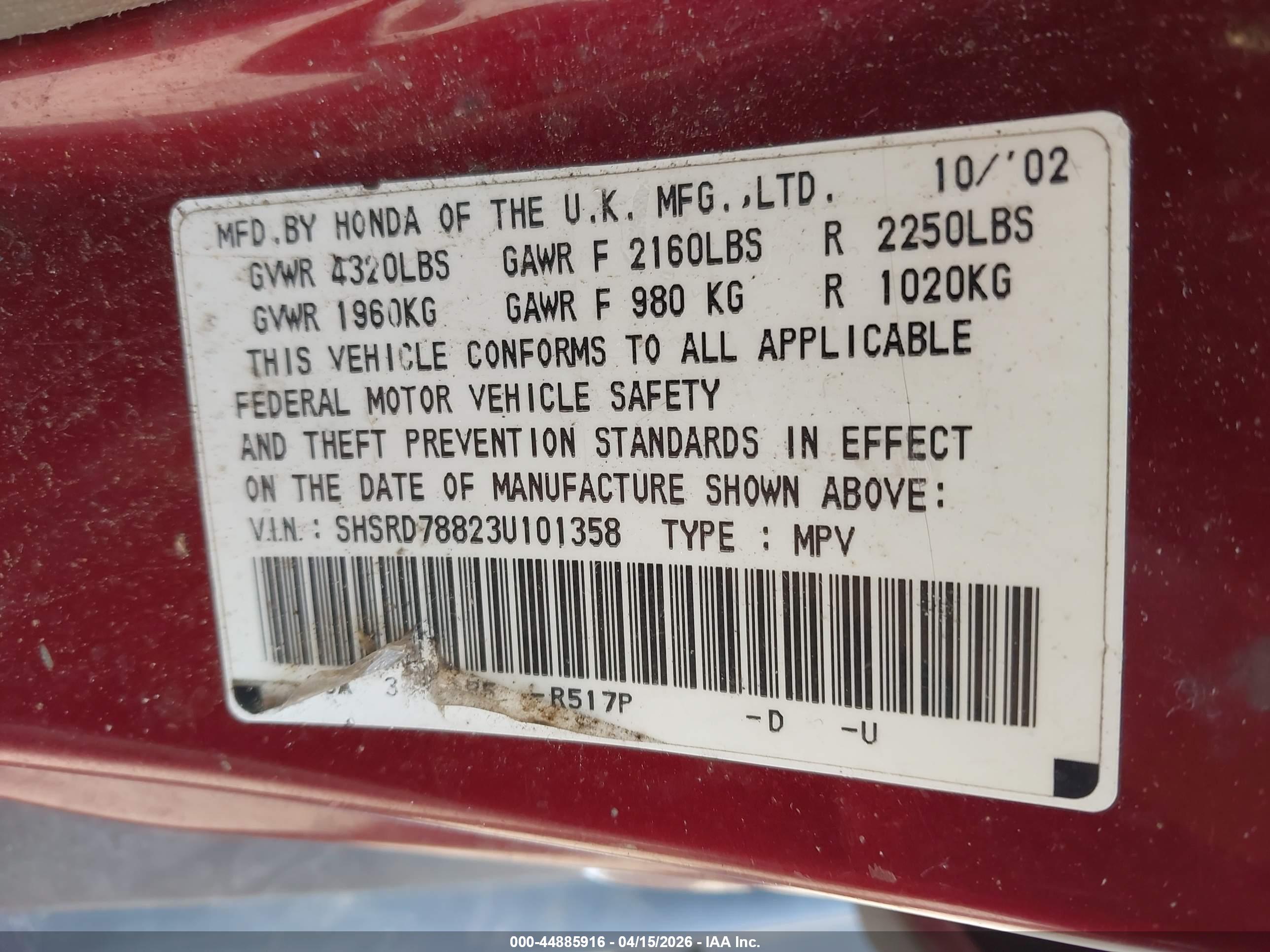 HONDA CR-V image 9