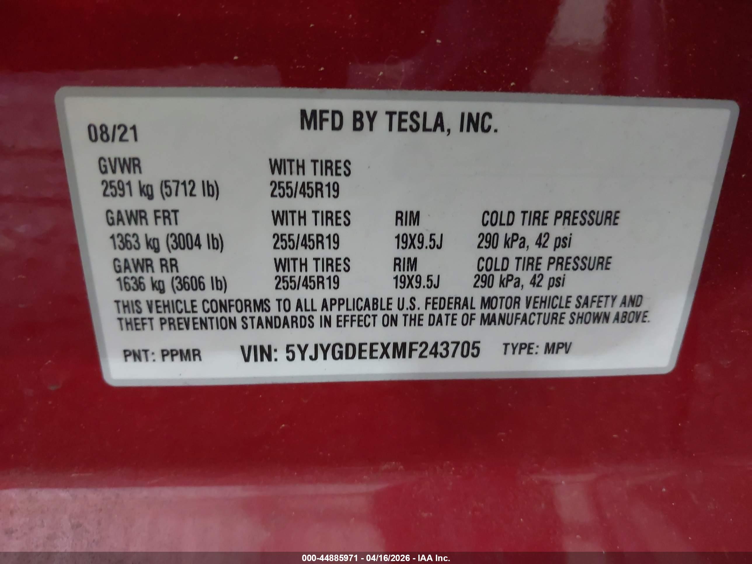 TESLA MODEL image 9