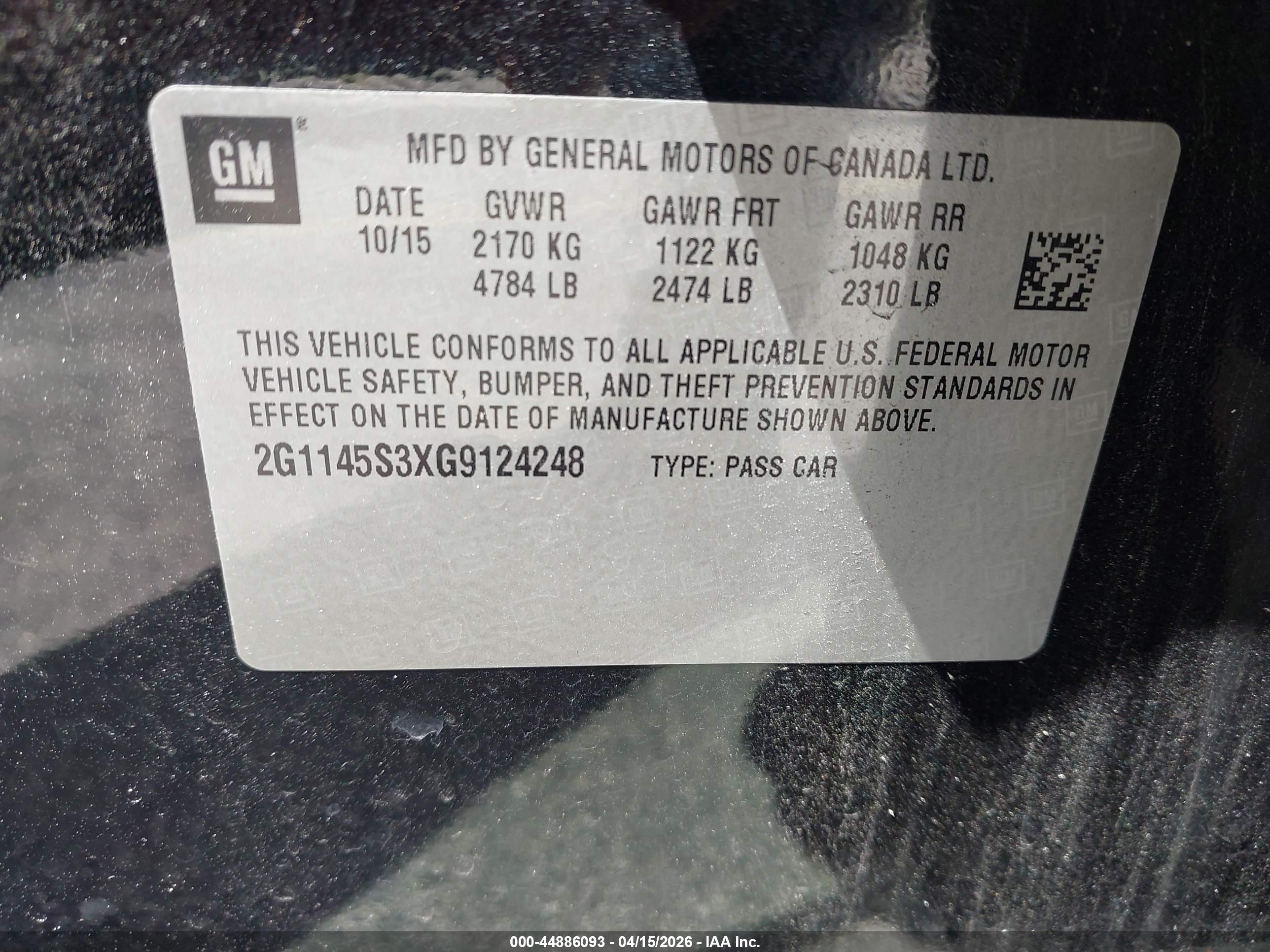 CHEVROLET IMPALA image 9