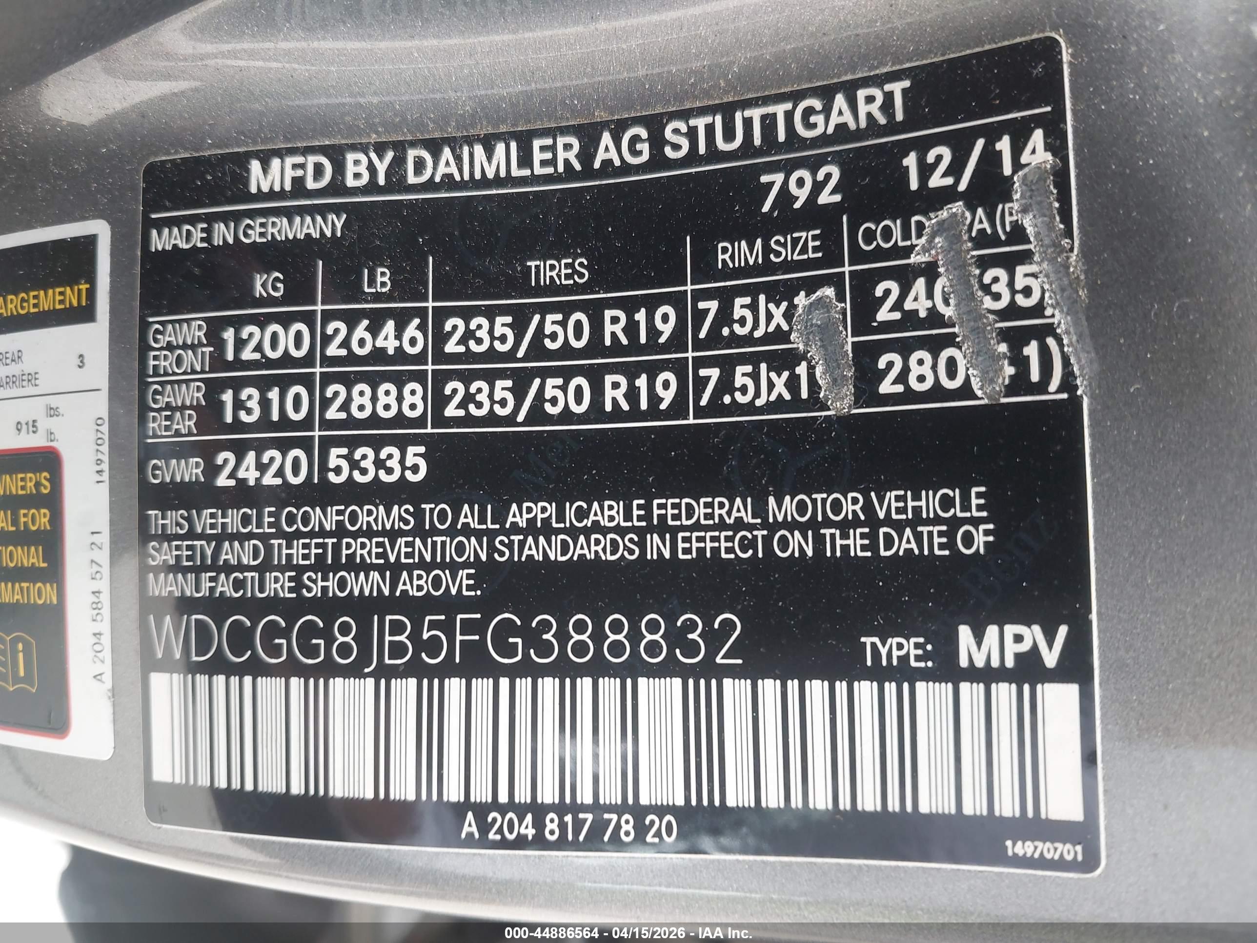 MERCEDES-BENZ GLK image 9