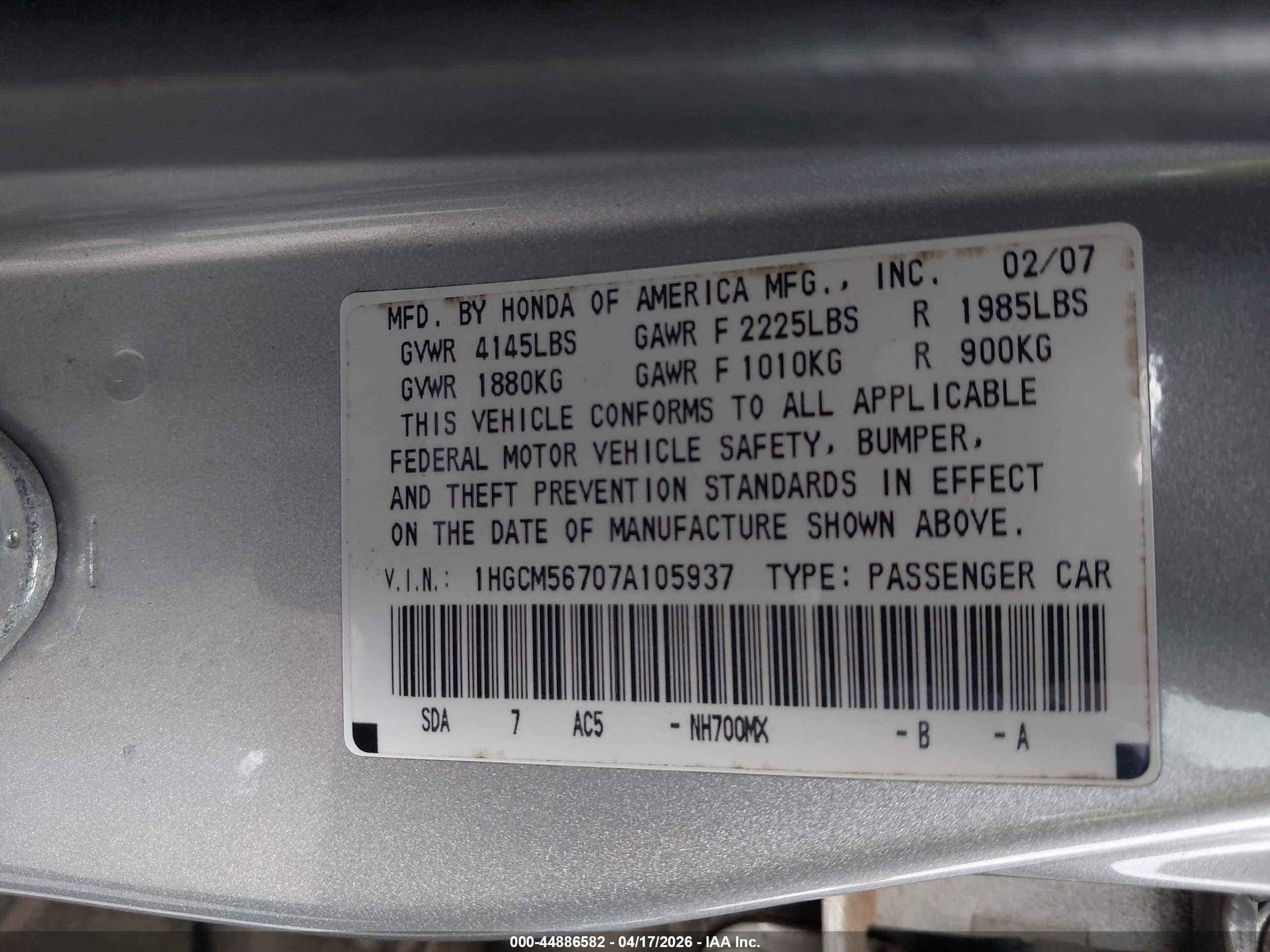 HONDA ACCORD image 9