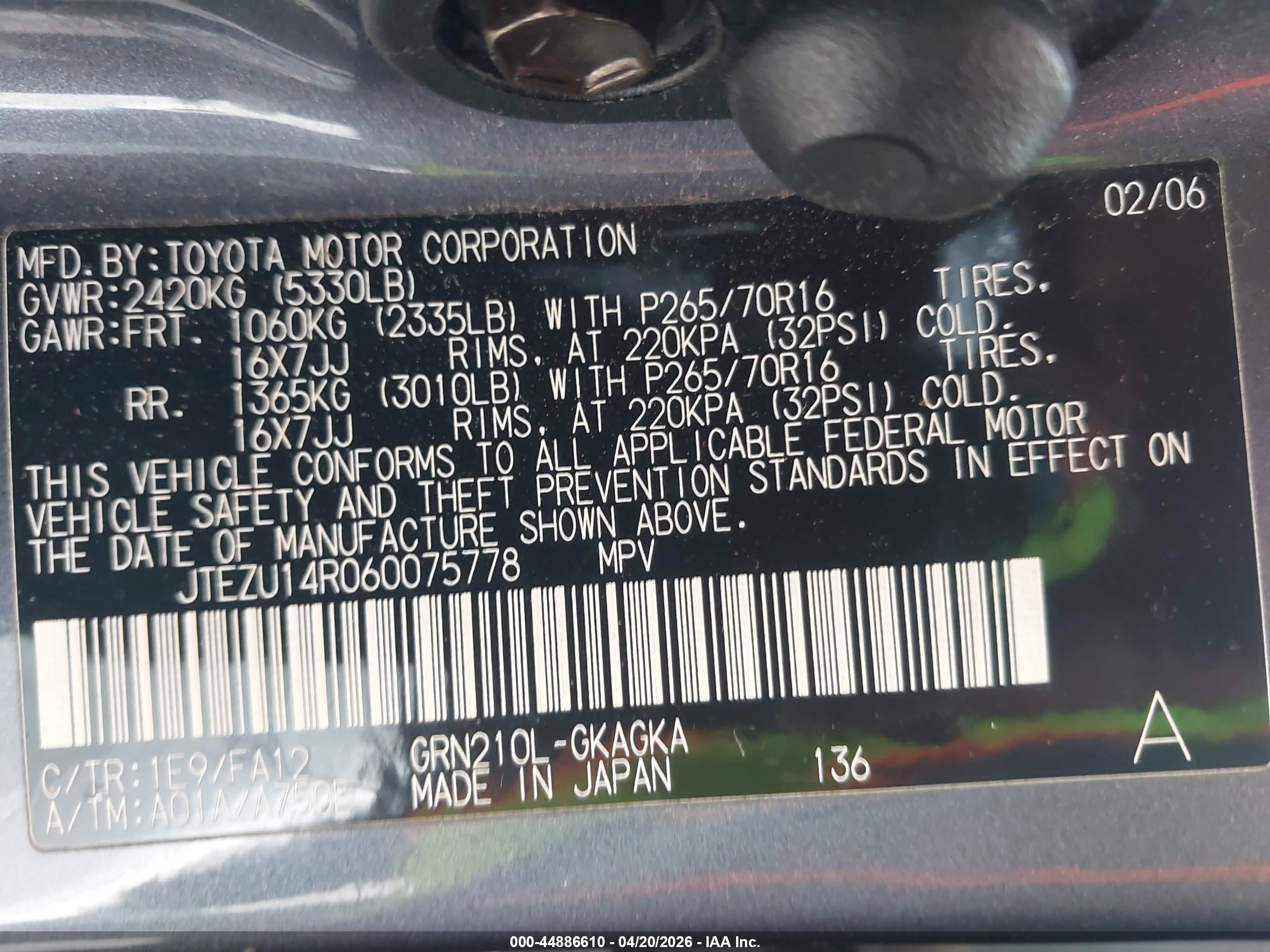 TOYOTA 4RUNNER image 9