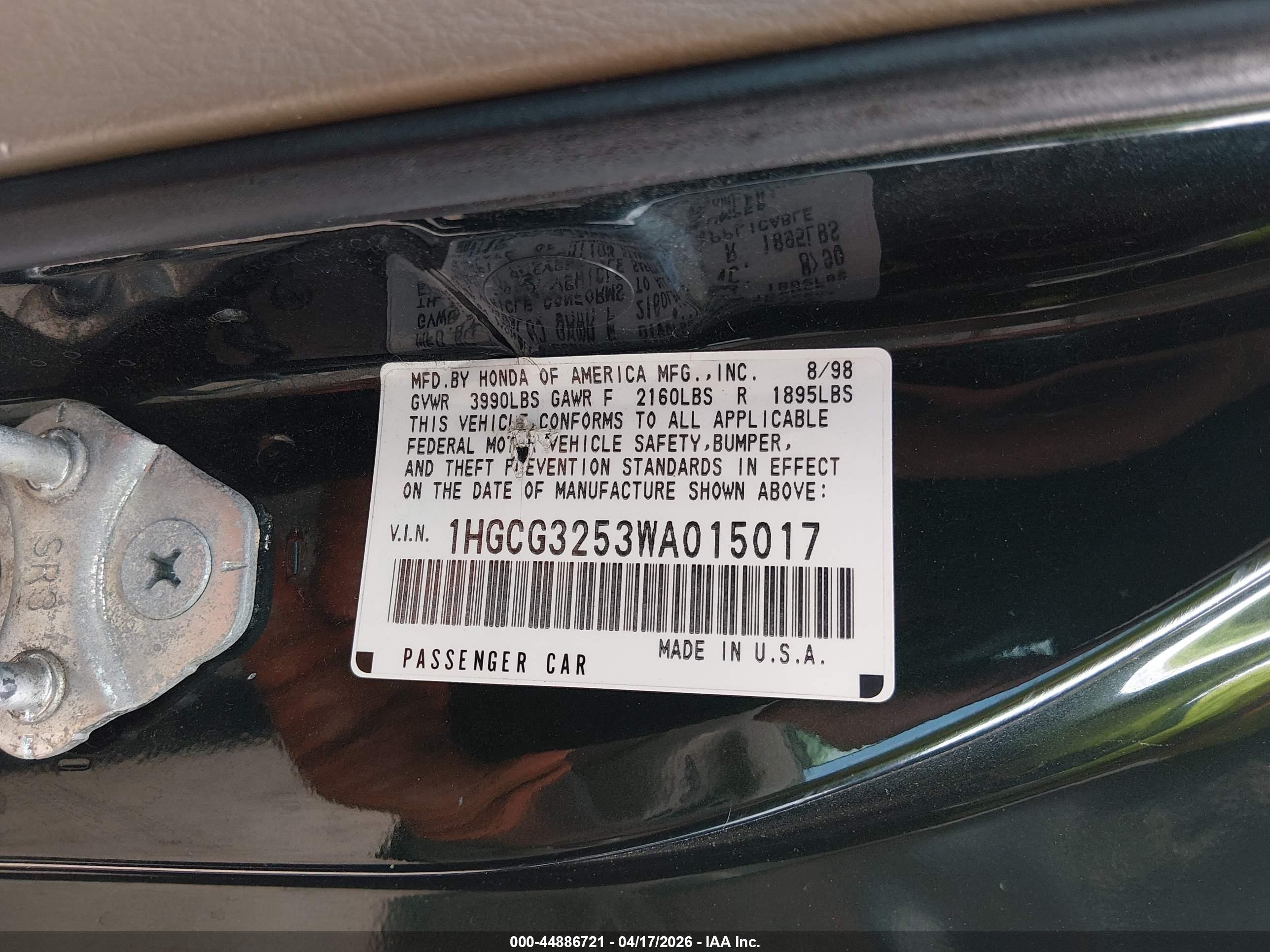 HONDA ACCORD image 9