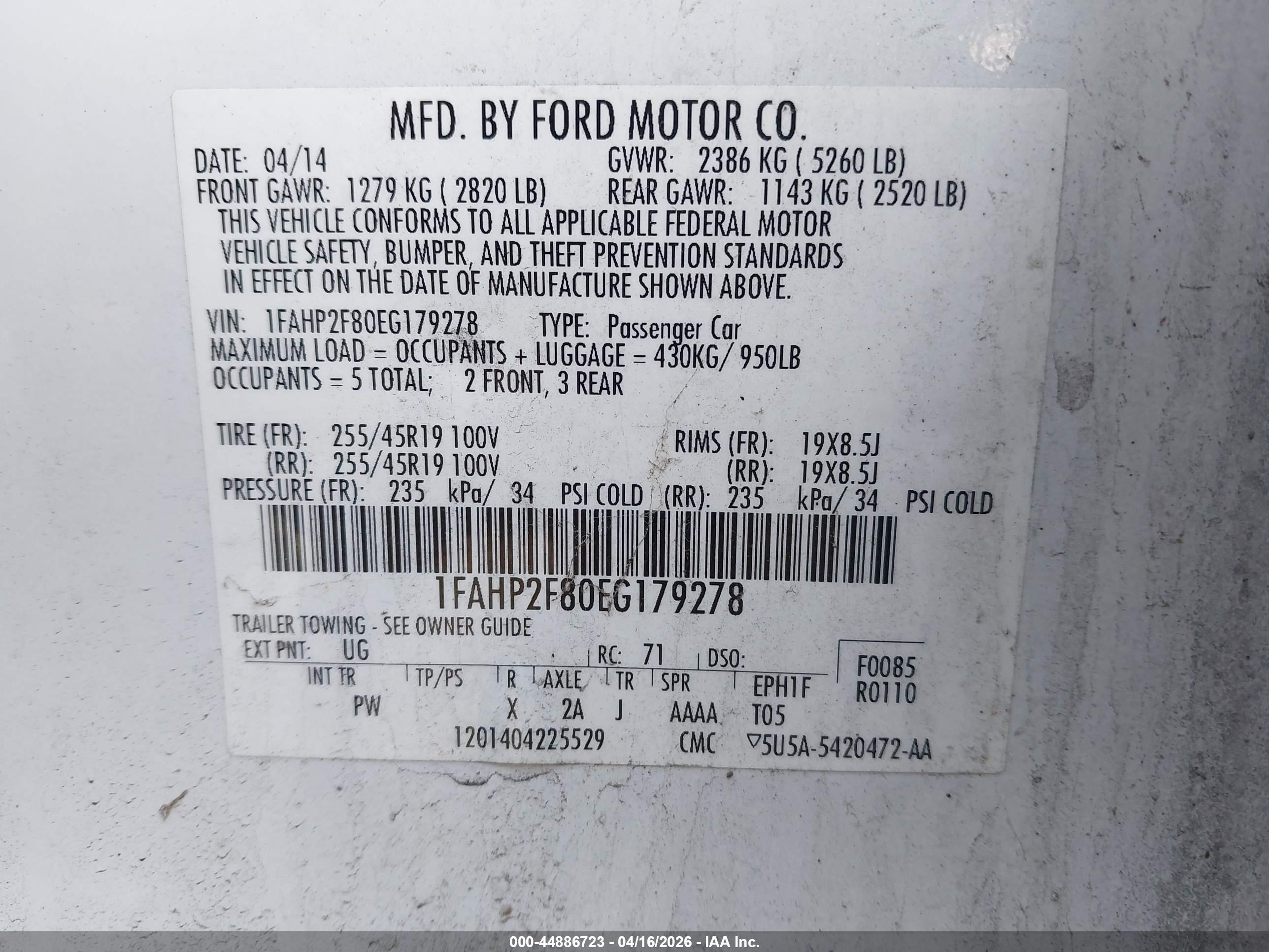FORD TAURUS image 9