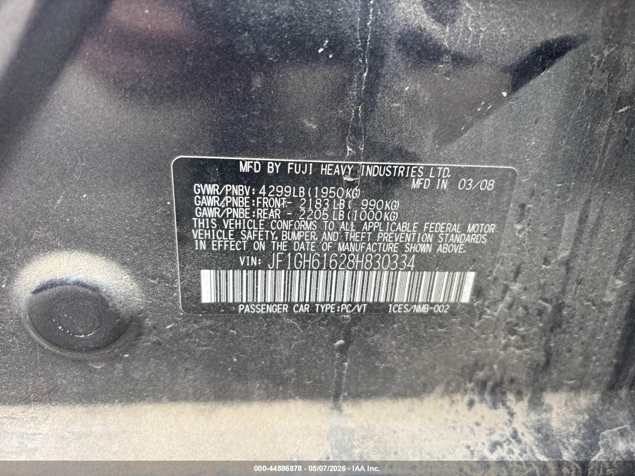 SUBARU IMPREZA image 9
